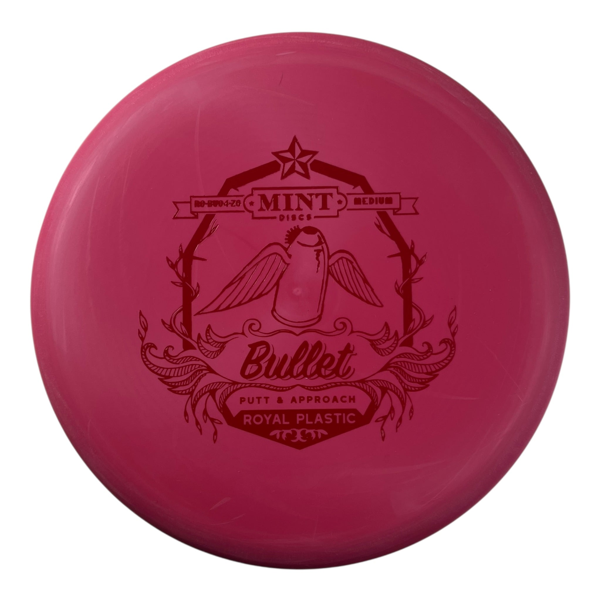 Mint Discs Bullet | Medium Royal | Red/Red 174g Disc Golf