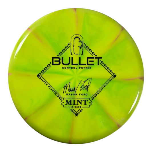Mint Discs Bullet | Swirly Apex | Yellow/Grey 167g (Mason Ford) Disc Golf