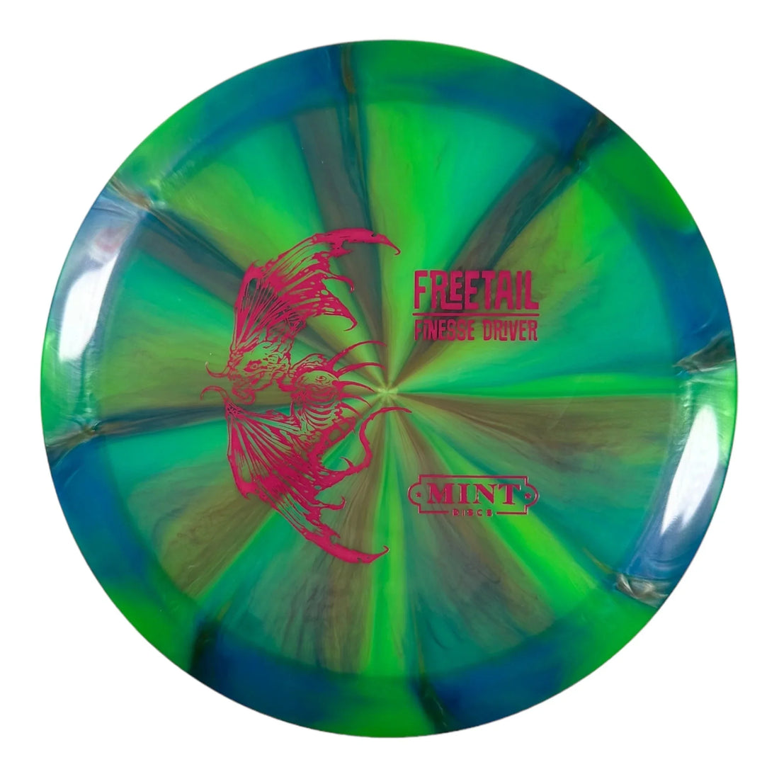 Mint Discs Freetail | Sublime Swirl | Green/Pink 175g Disc Golf