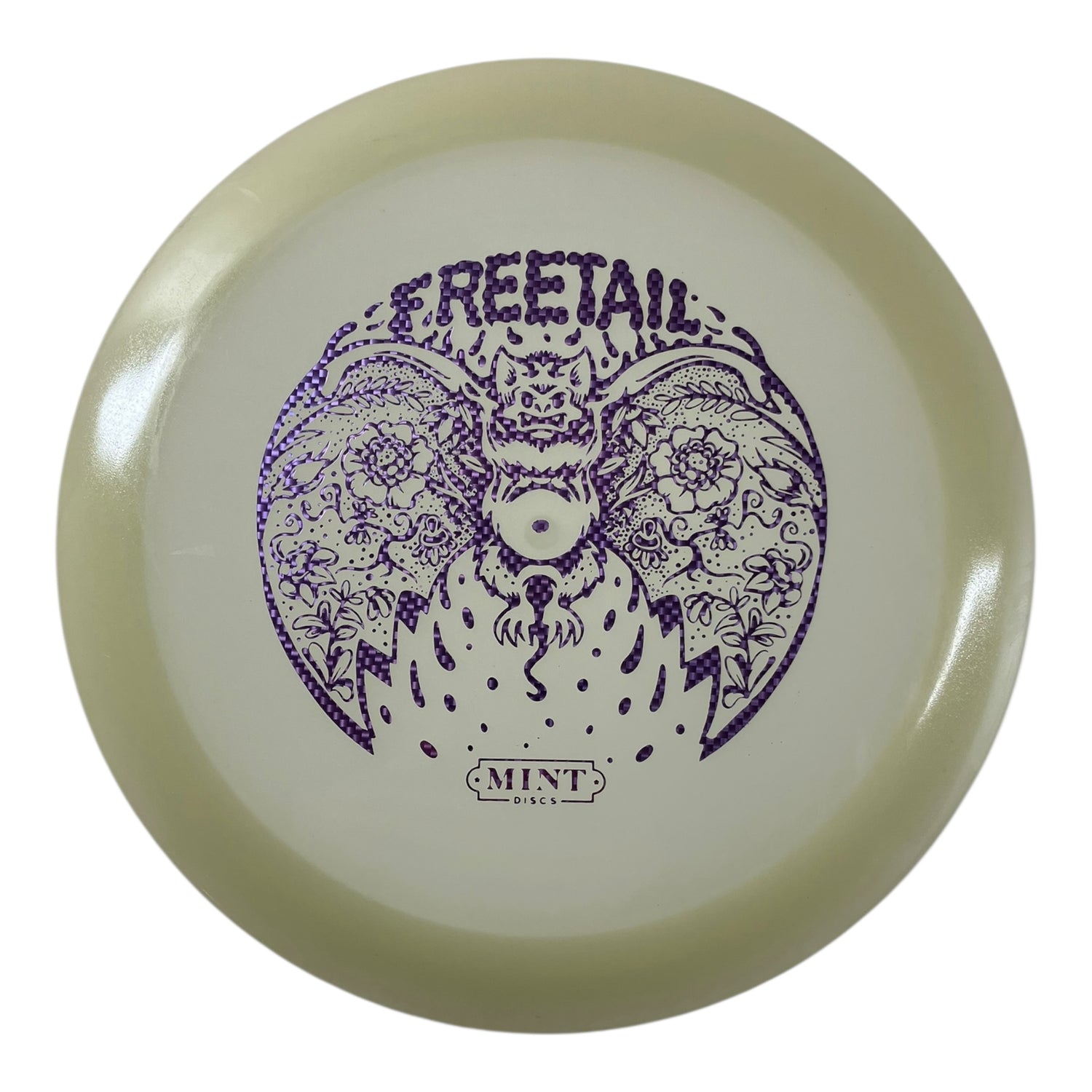 Mint Discs Freetail - Used Like New | Nocturnal | Glow/Purple Sqaures 174g Disc Golf