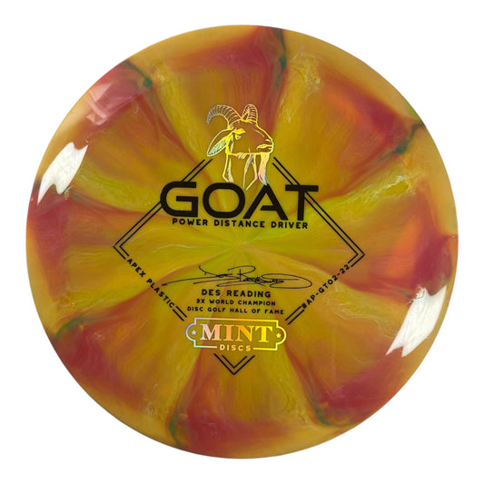 Mint Discs Goat | Swirly Apex | Orange/Red 174g (Des Reading) Disc Golf