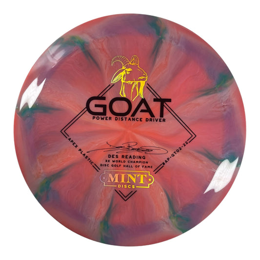 Mint Discs Goat | Swirly Apex | Pink/Blue 172g (Des Reading) Disc Golf