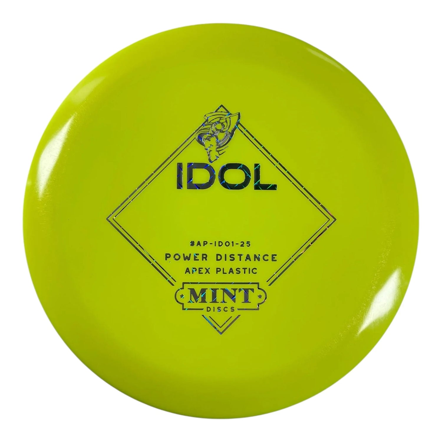 Mint Discs Idol | Apex | Yellow/Metal 157g (First Run) Disc Golf