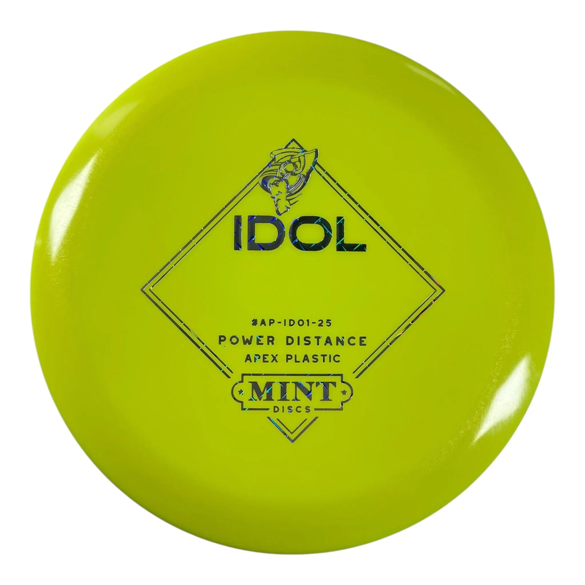 Mint Discs Idol | Apex | Yellow/Metal 157g (First Run) Disc Golf