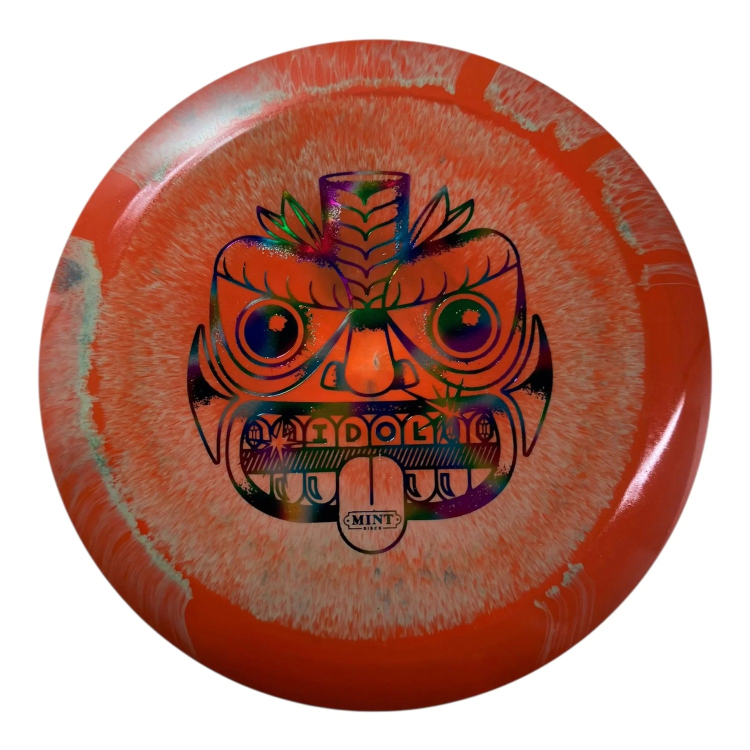 Mint Discs Idol | Elixir | Orange/Rainbow 174g Disc Golf