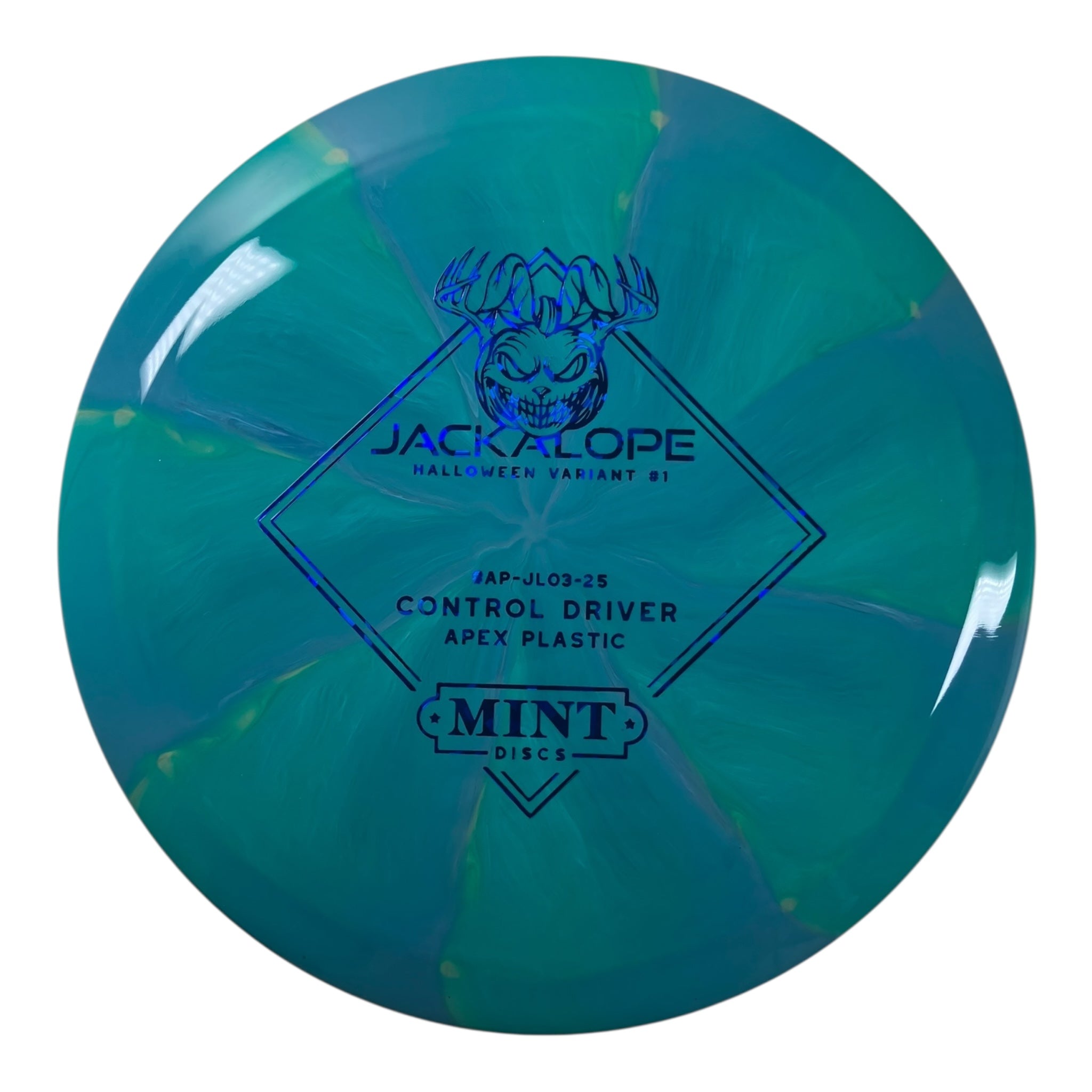 Mint Discs Jackalope | Apex Swirl | Blue/Blue Ice 174g (Halloween Variant) Disc Golf