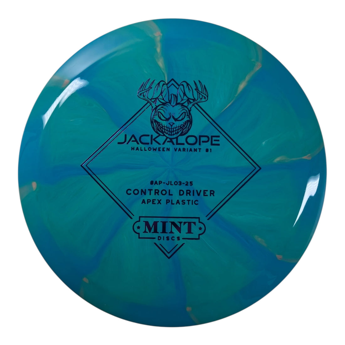 Mint Discs Jackalope | Apex Swirl | Blue/Purple 174g (Halloween Variant) Disc Golf