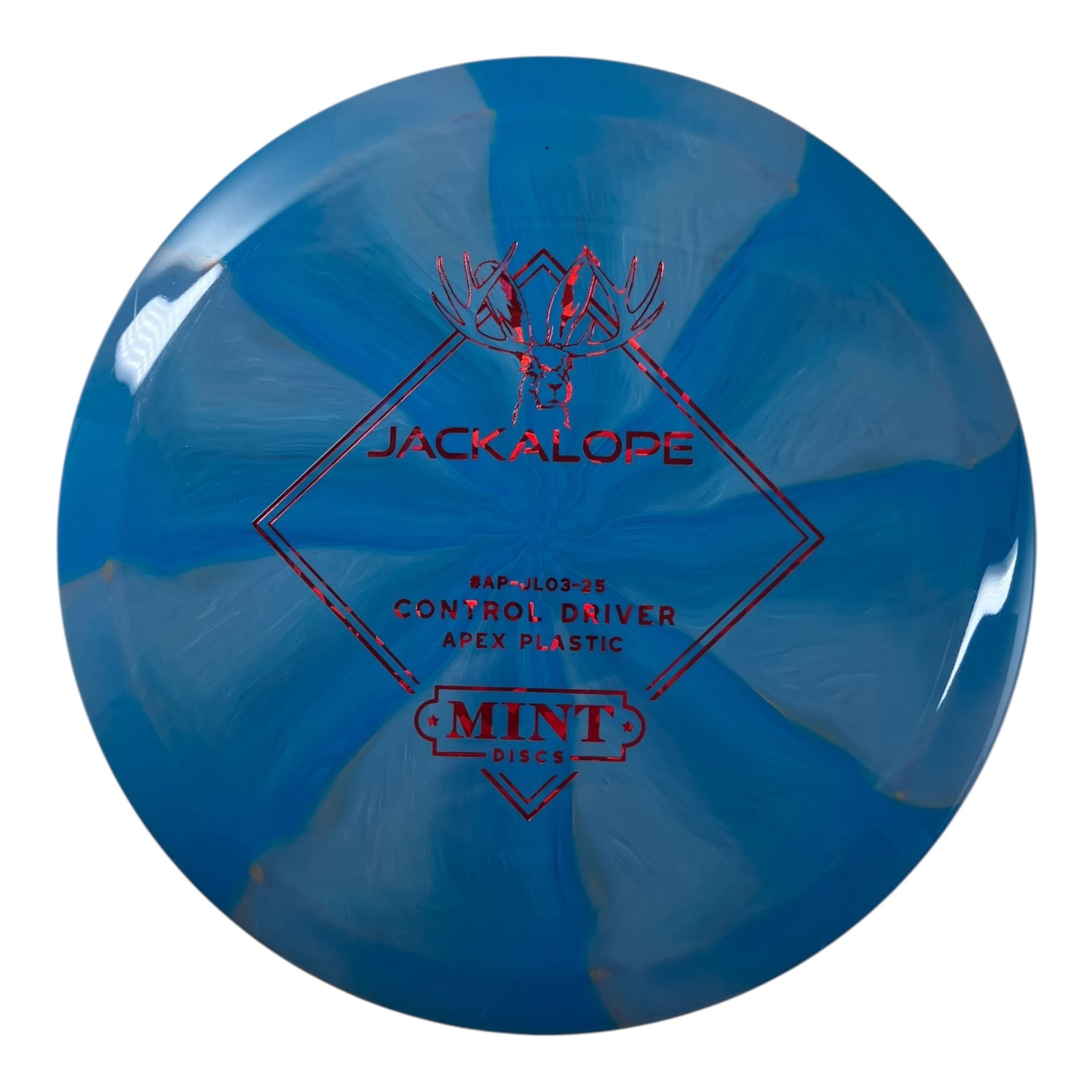 Mint Discs Jackalope | Apex Swirl | Blue/Red 174g Disc Golf