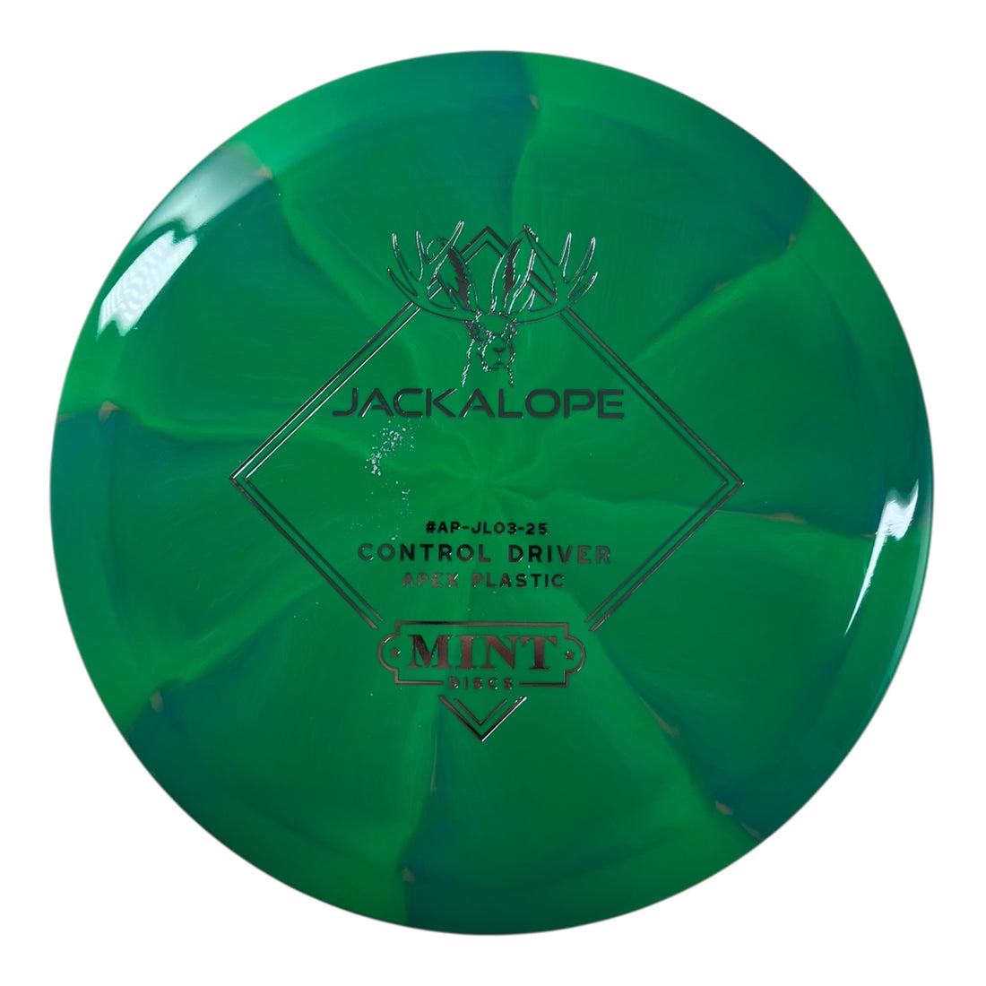 Mint Discs Jackalope | Apex Swirl | Green/Silver 174g Disc Golf