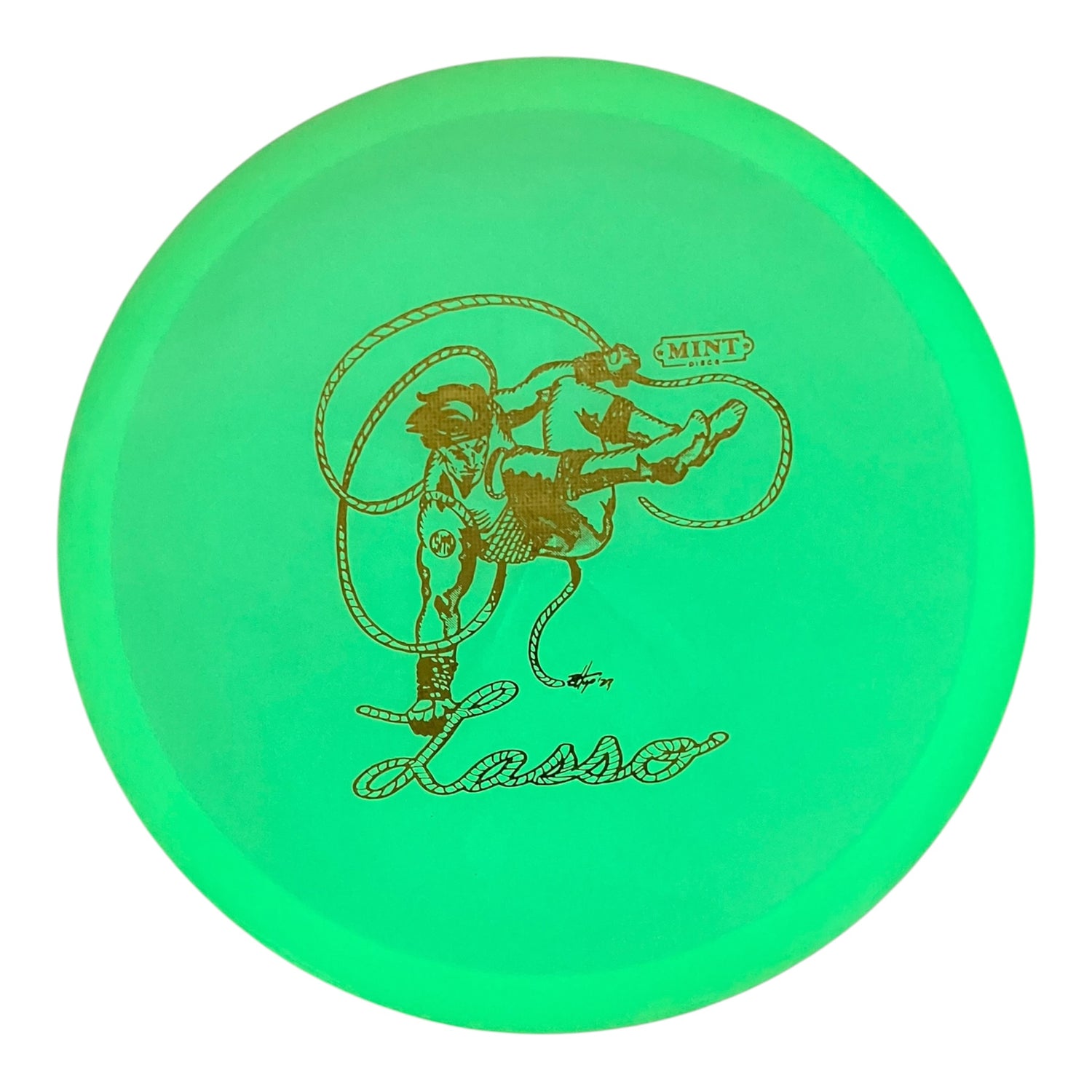 Mint Discs Lasso | Nocturnal | Glow/Gold 175g (Super Mint Society) Disc Golf