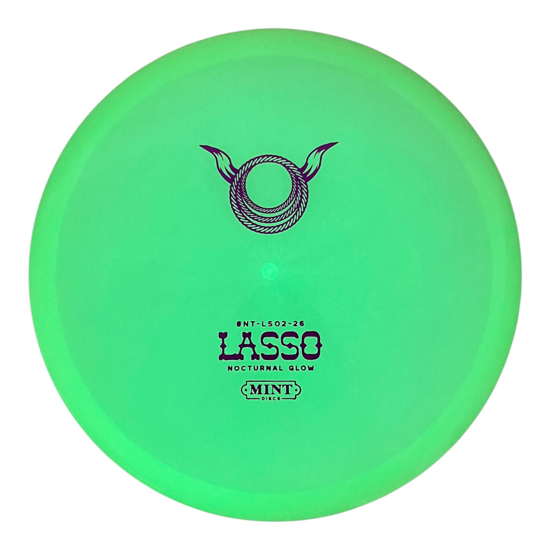 Mint Discs Lasso | Nocturnal | Glow/Purple 175g Disc Golf