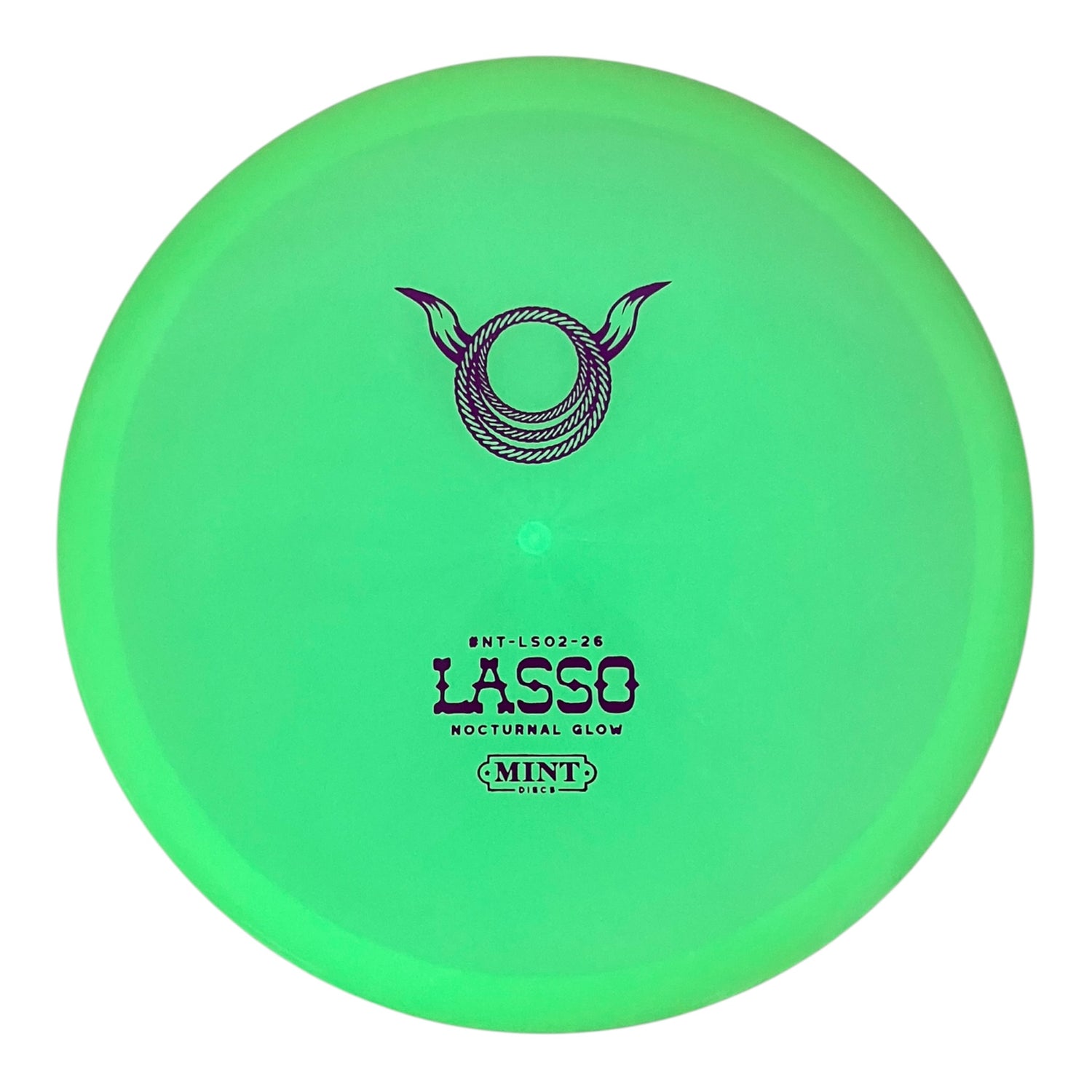 Mint Discs Lasso | Nocturnal | Glow/Purple 175g Disc Golf