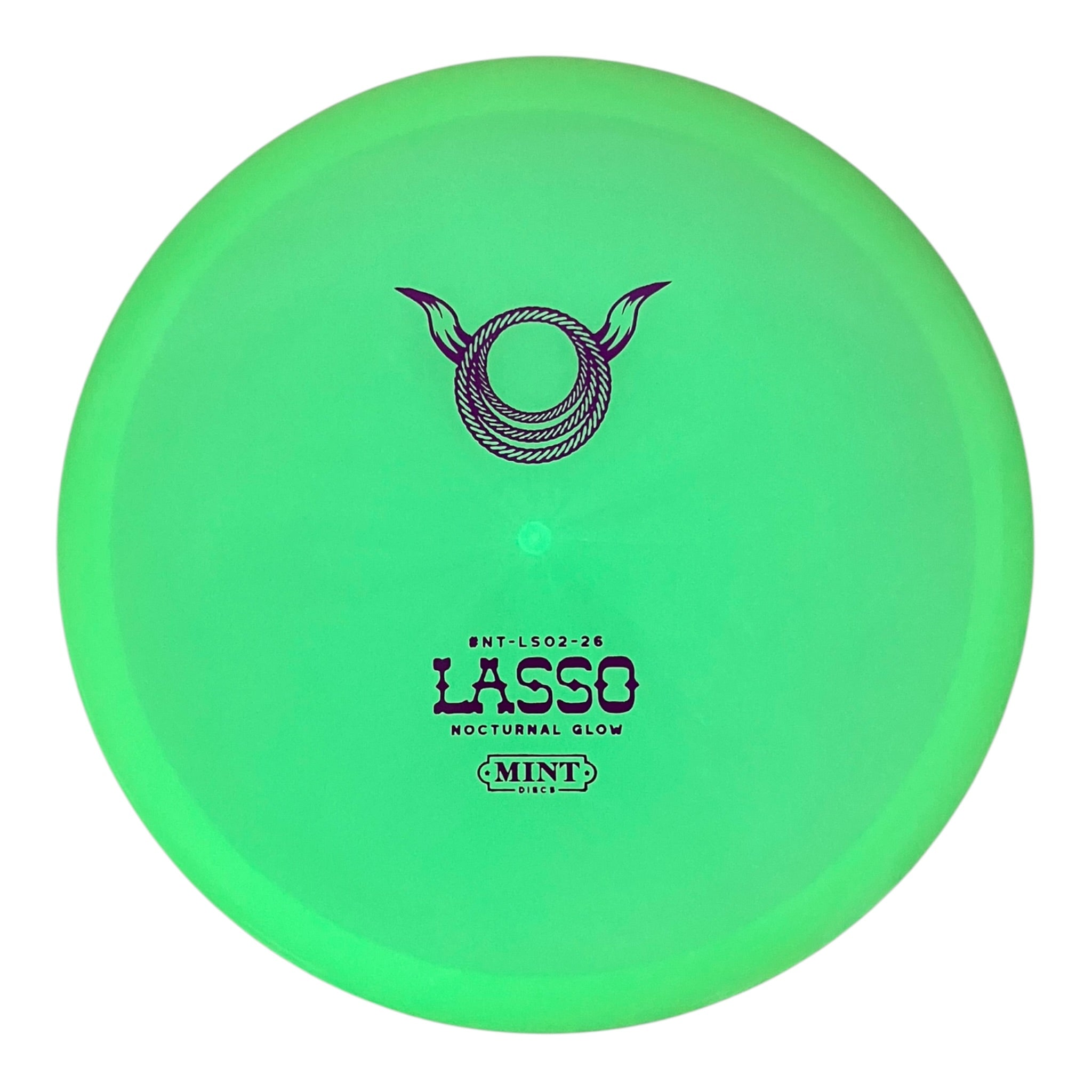 Mint Discs Lasso | Nocturnal | Glow/Purple 175g Disc Golf