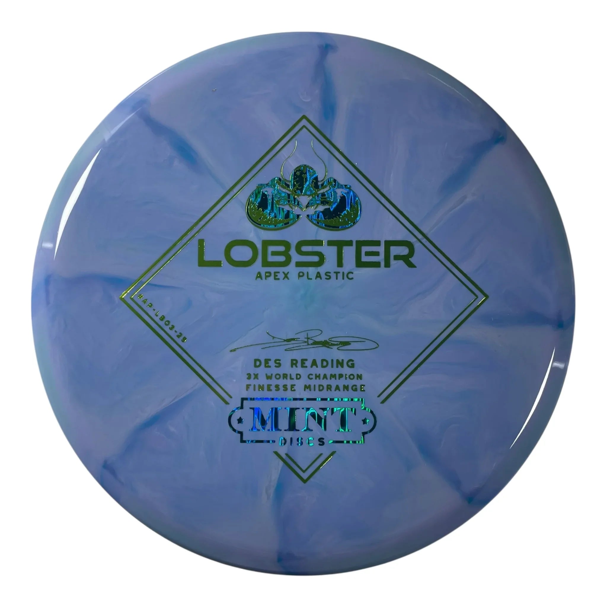 Mint Discs Lobster | Apex Swirl | Blue/Blue/Green 178g Disc Golf