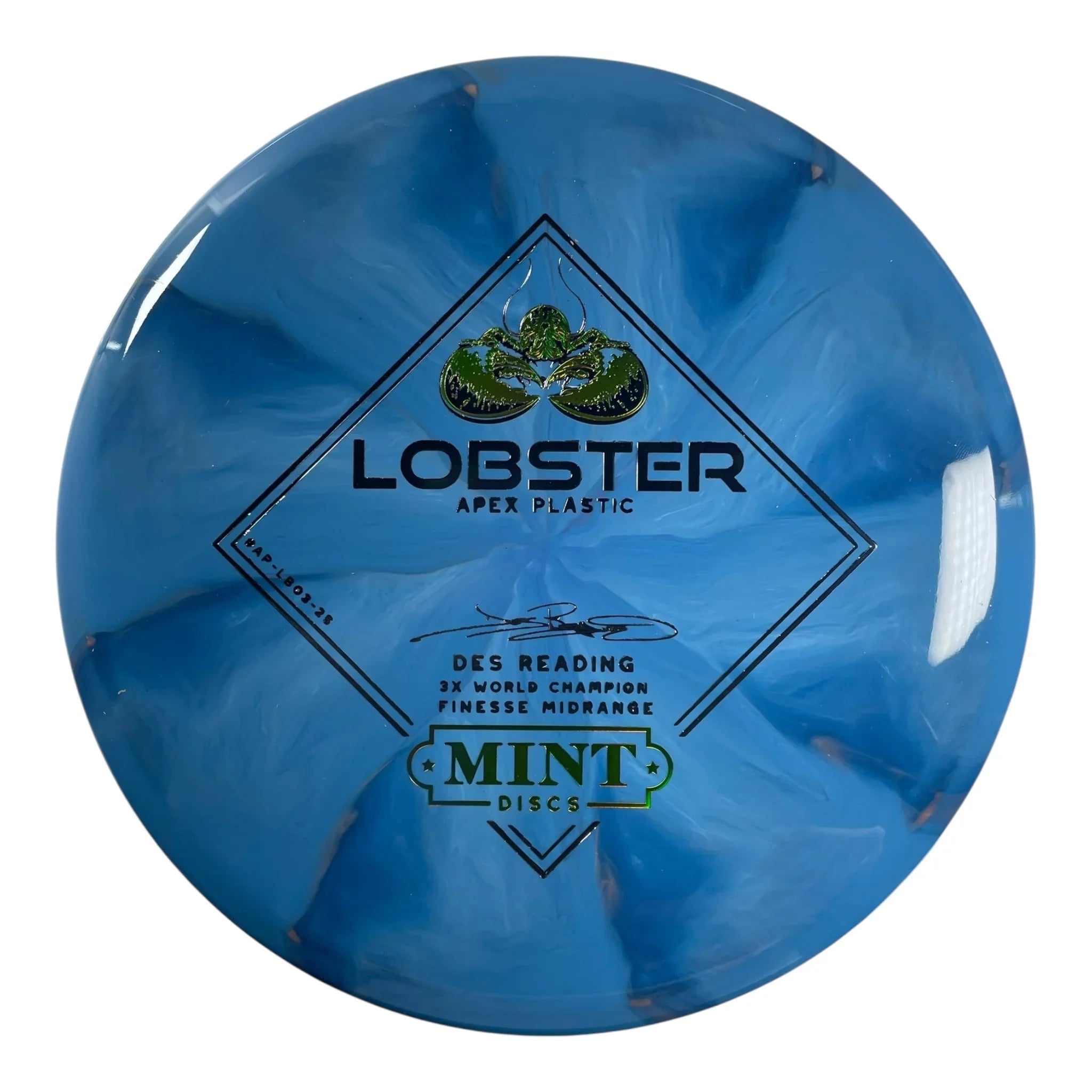Mint Discs Lobster | Apex Swirl | Blue/Green/Oil Spill 174g Disc Golf