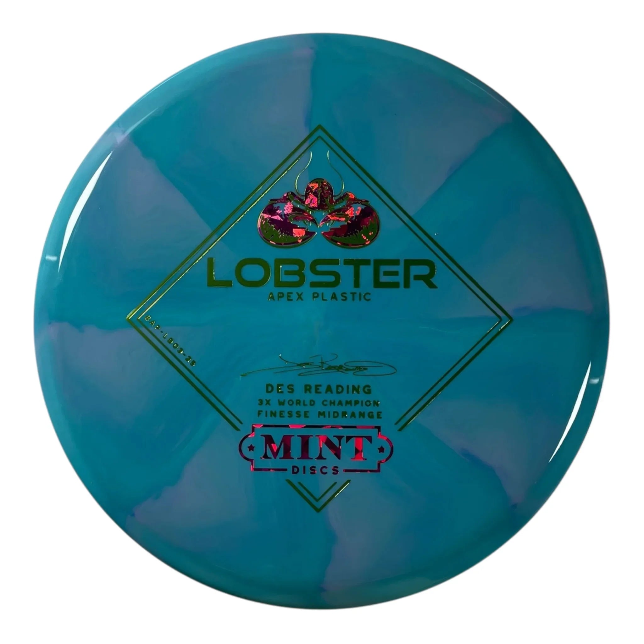 Mint Discs Lobster | Apex Swirl | Blue/Pink/Green 178g Disc Golf