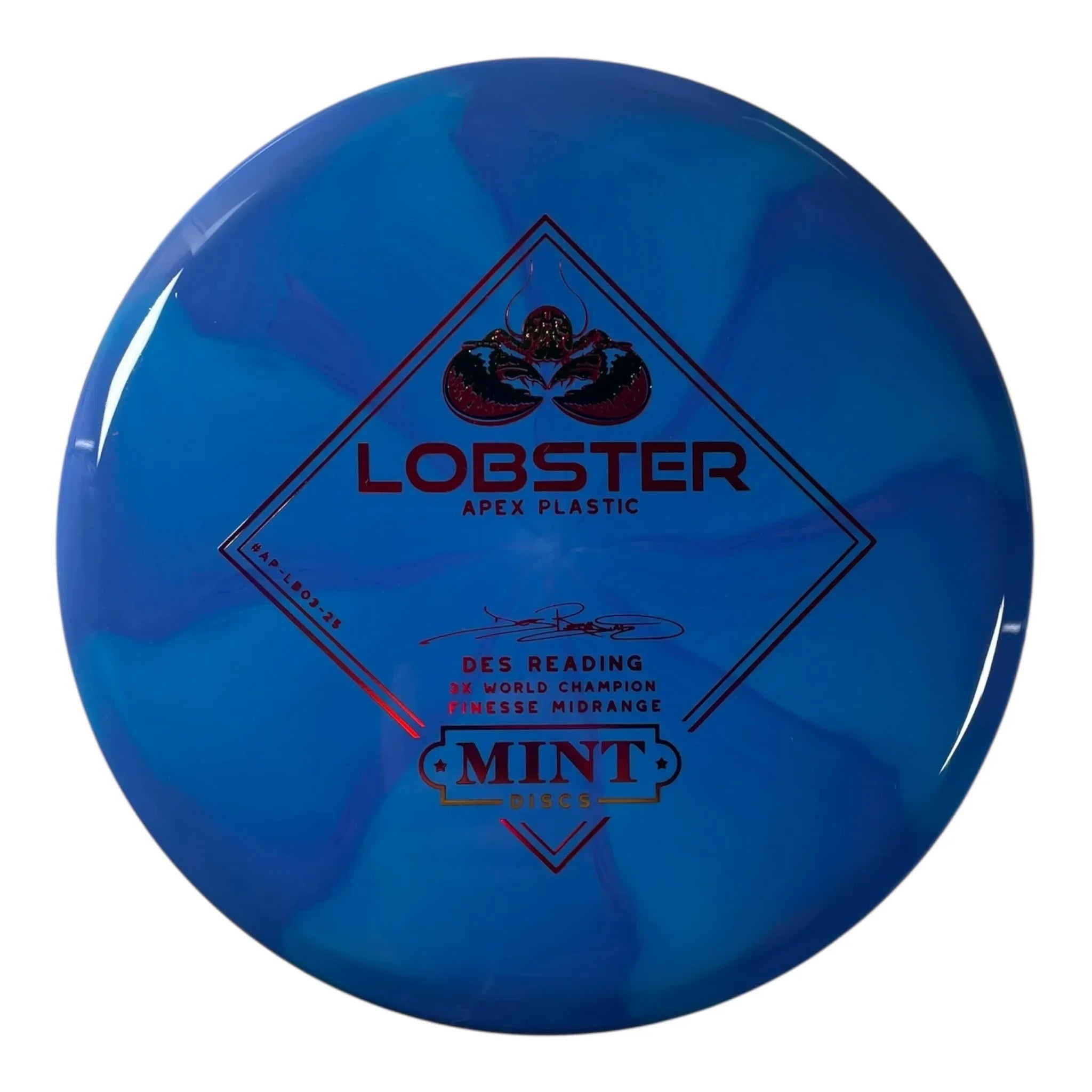 Mint Discs Lobster | Apex Swirl | Blue/Rainbow/Red 174g Disc Golf