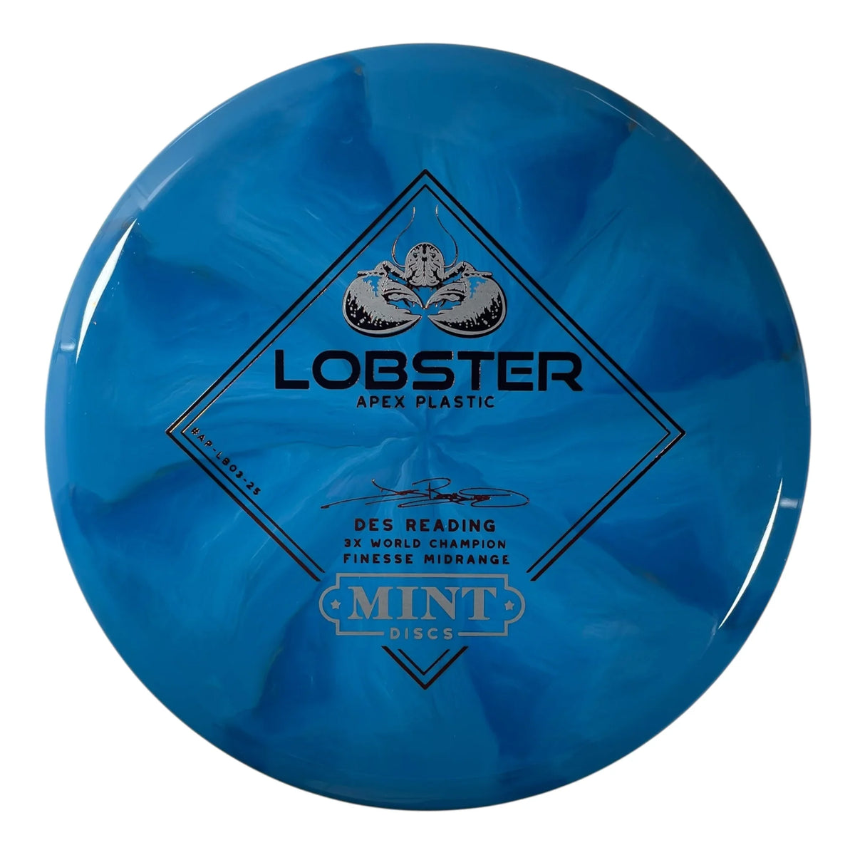 Mint Discs Lobster | Apex Swirl | Blue/Silver/Bronze 174g Disc Golf