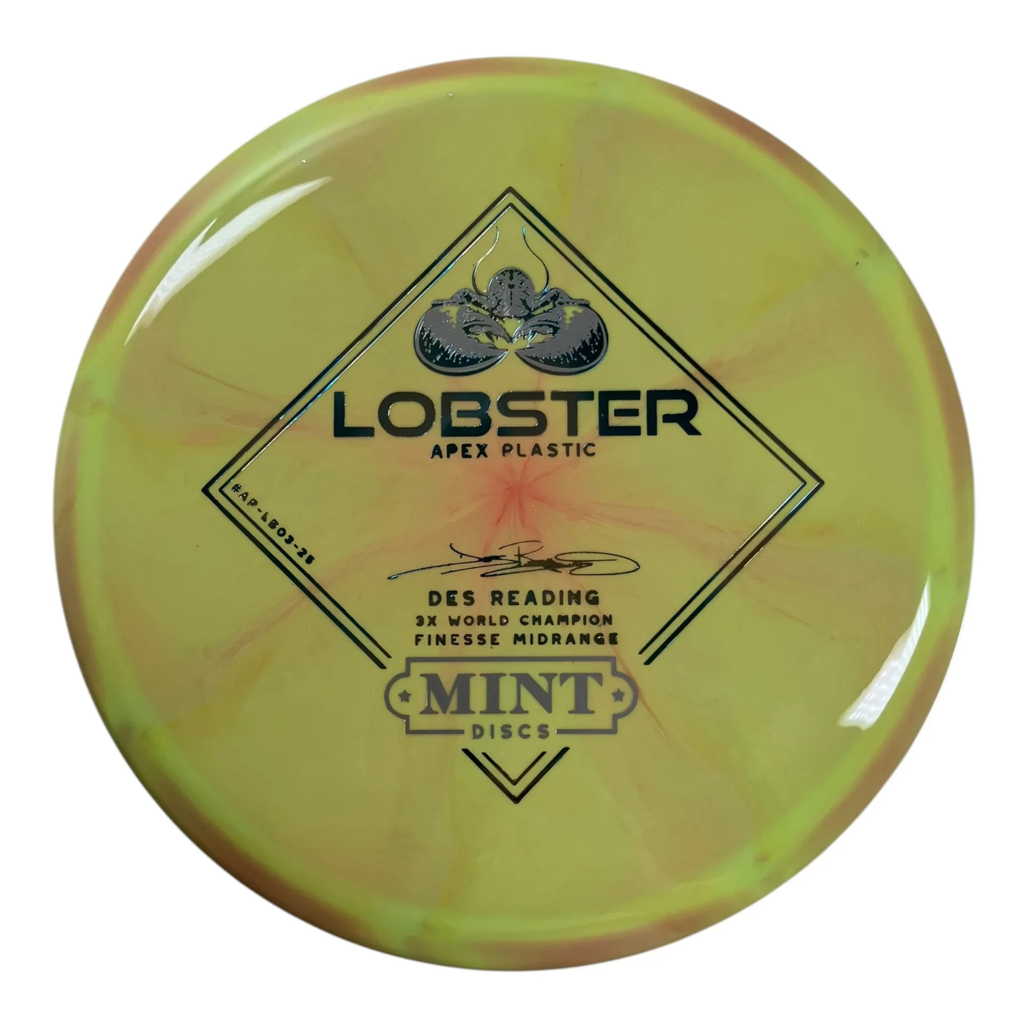 Mint Discs Lobster | Apex Swirl | Green/Ice/Holo 178g Disc Golf