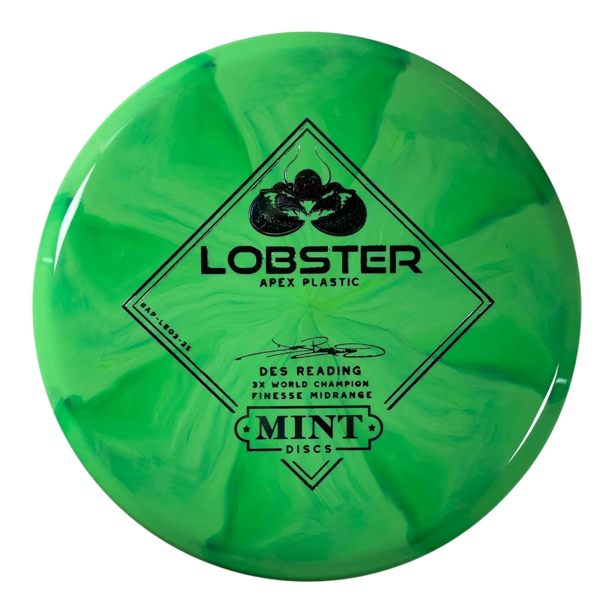 Mint Discs Lobster | Apex Swirl | Green/Rainbow/Holo 174g Disc Golf