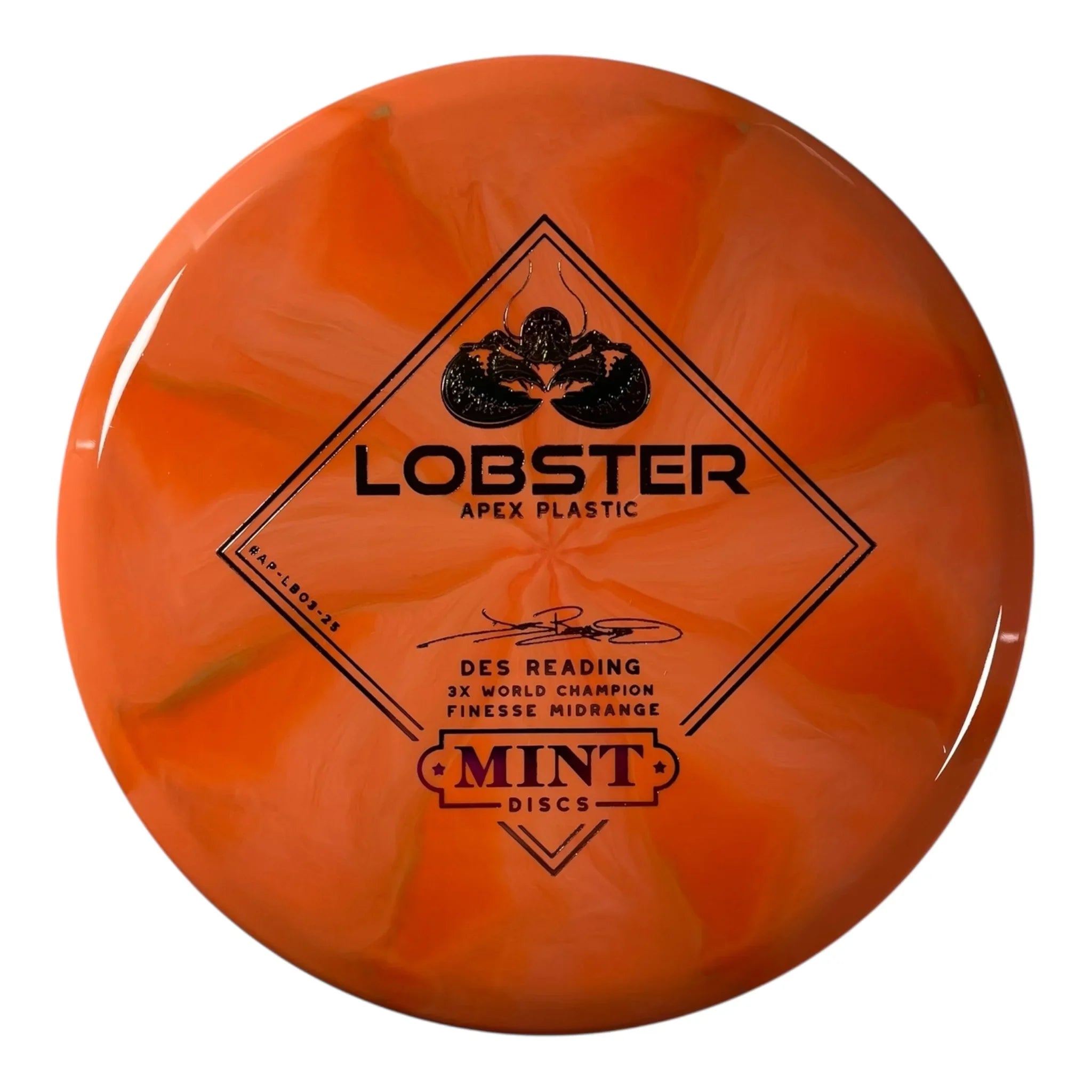 Mint Discs Lobster | Apex Swirl | Orange/Rainbow/Brown 175g Disc Golf