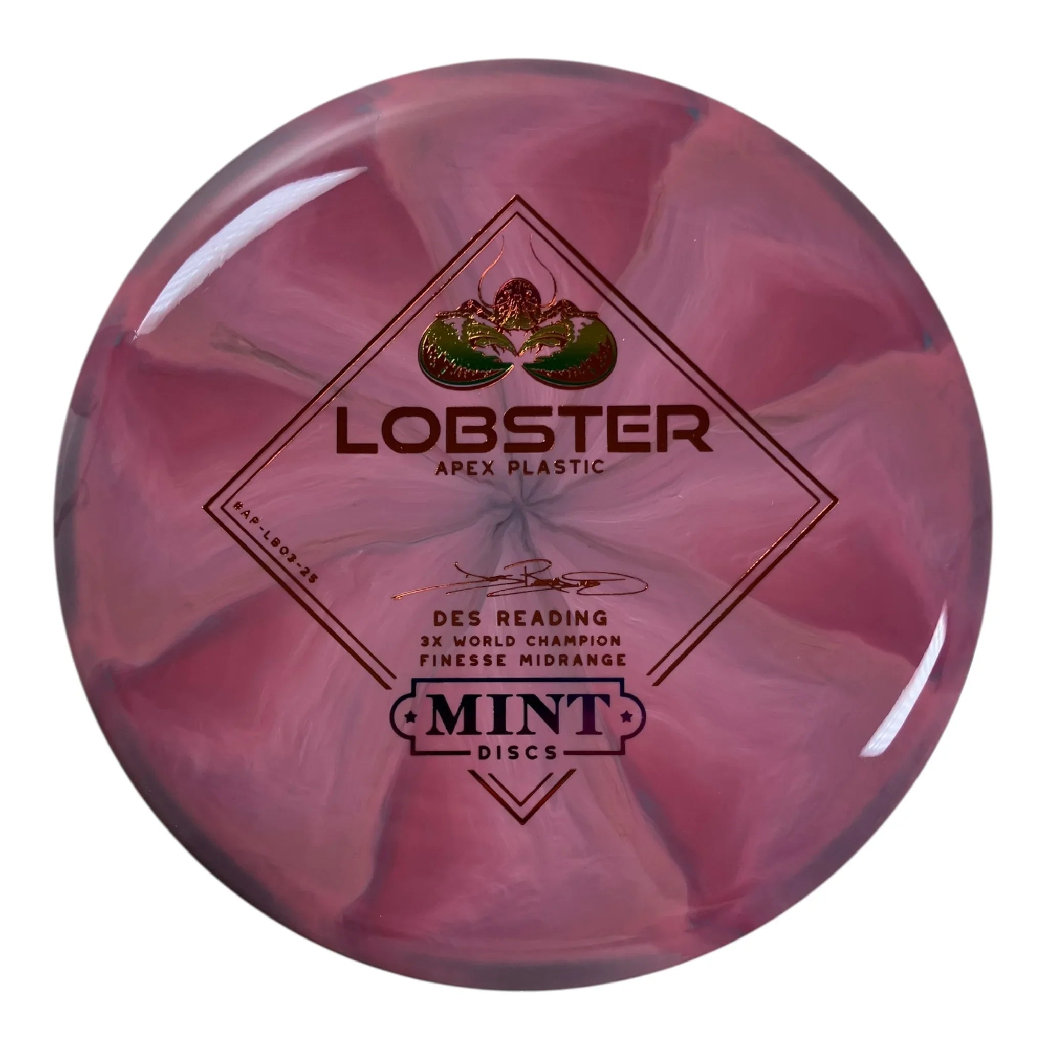 Mint Discs Lobster | Apex Swirl | Pink/Bronze/Rainbow 174g Disc Golf
