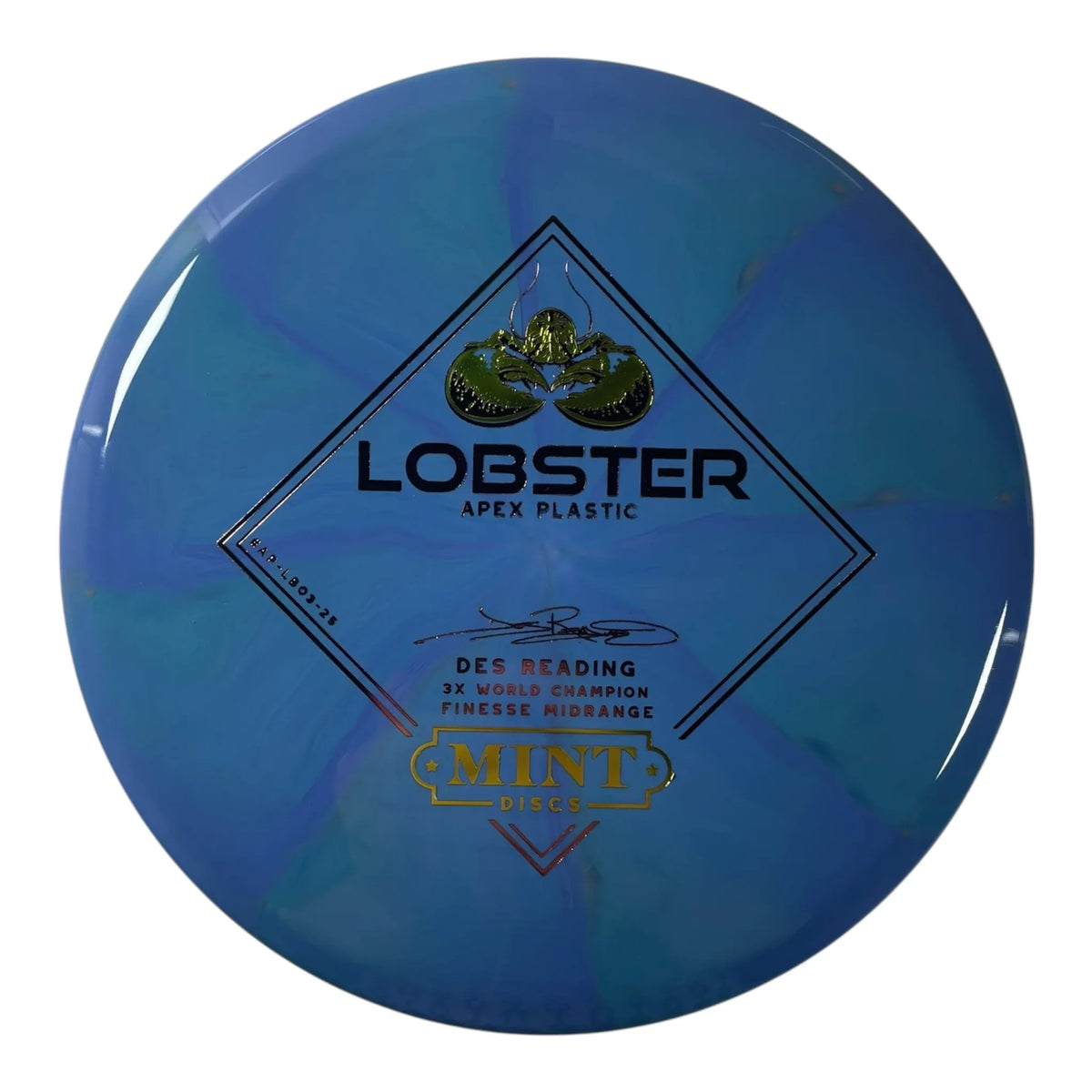 Mint Discs Lobster | Apex Swirl | Purple/Green/Pink 175g Disc Golf
