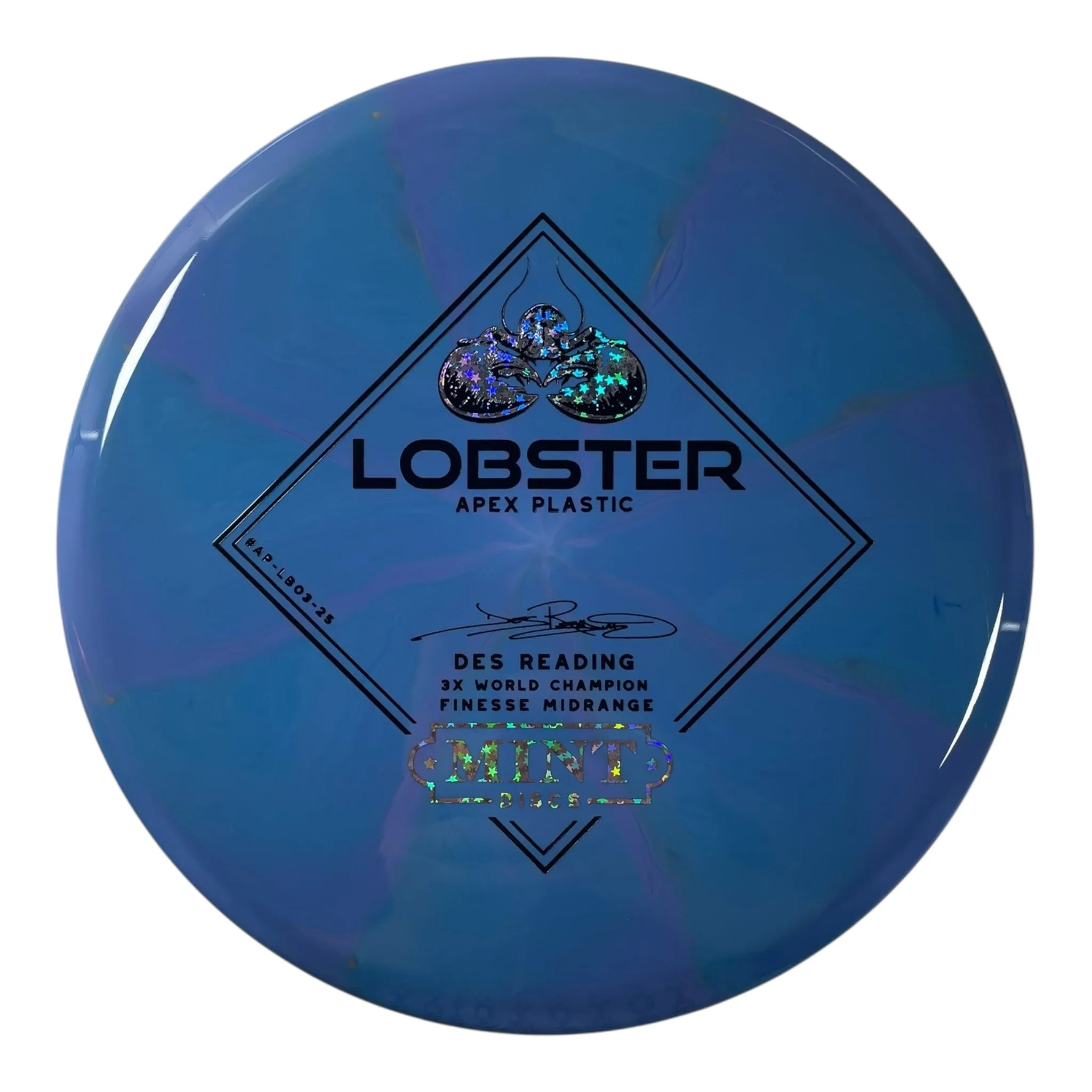 Mint Discs Lobster | Apex Swirl | Purple/Stars/Black 174g Disc Golf