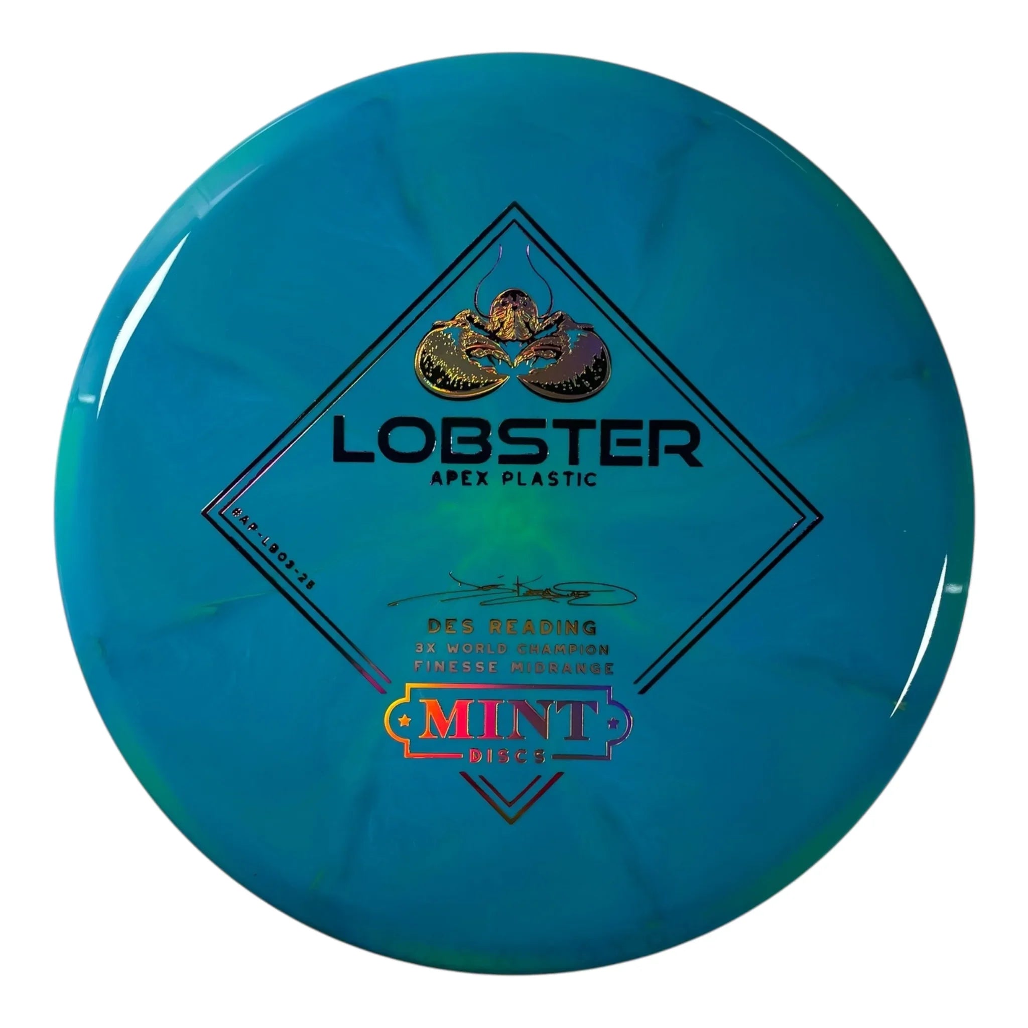 Mint Discs Lobster | Apex Swirl | Teal/Gold/Sunset 178g Disc Golf