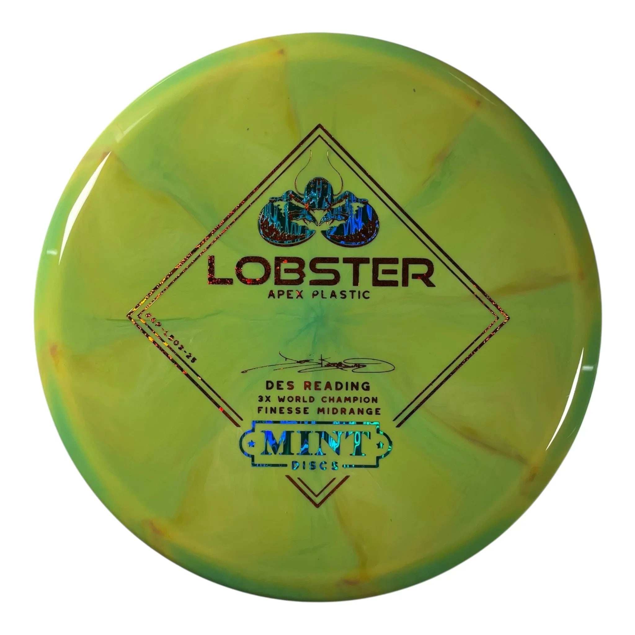 Mint Discs Lobster | Apex Swirl | Yellow/Blue/Orange 178g Disc Golf