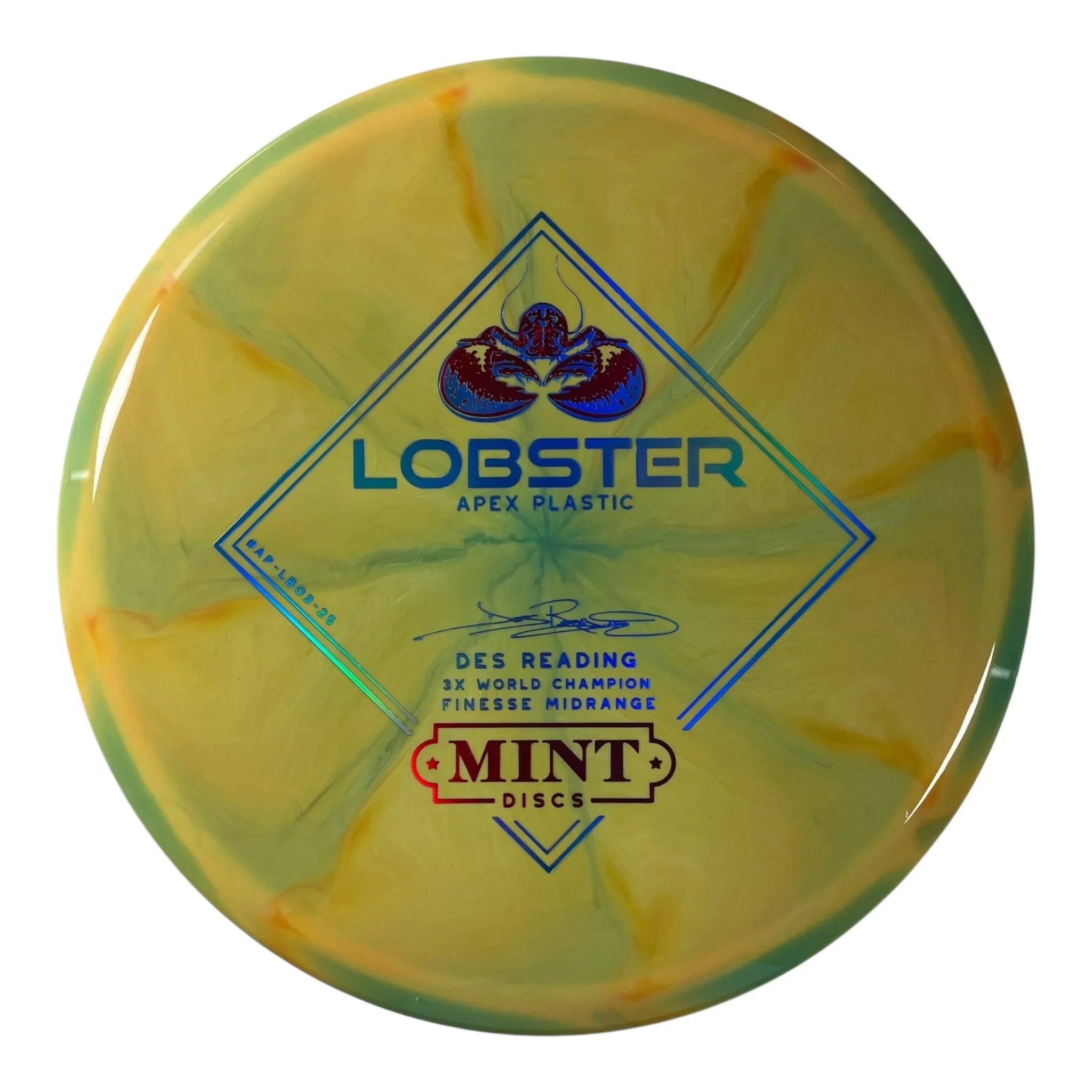 Mint Discs Lobster | Apex Swirl | Yellow/Red/Blue 178g Disc Golf