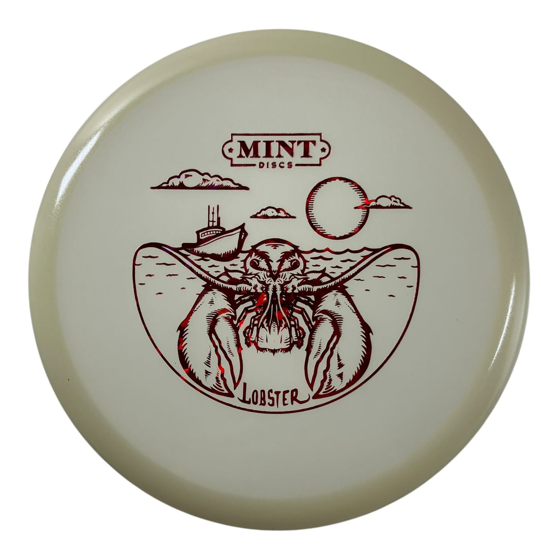 Mint Discs Lobster | Nocturnal | Glow/Red 177g Disc Golf