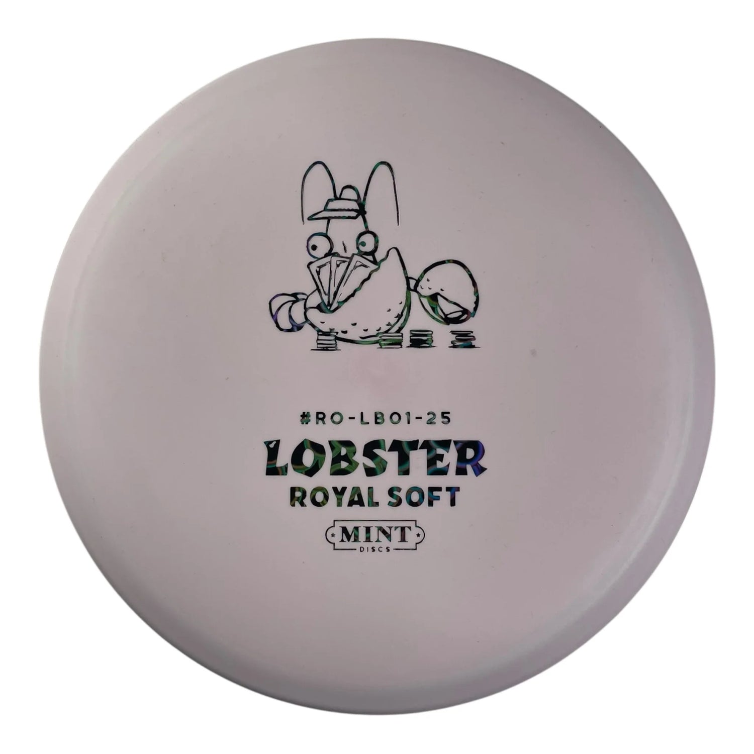 Mint Discs Lobster | Royal Soft | Light Pink/Black Holo 177g (First Run) Disc Golf
