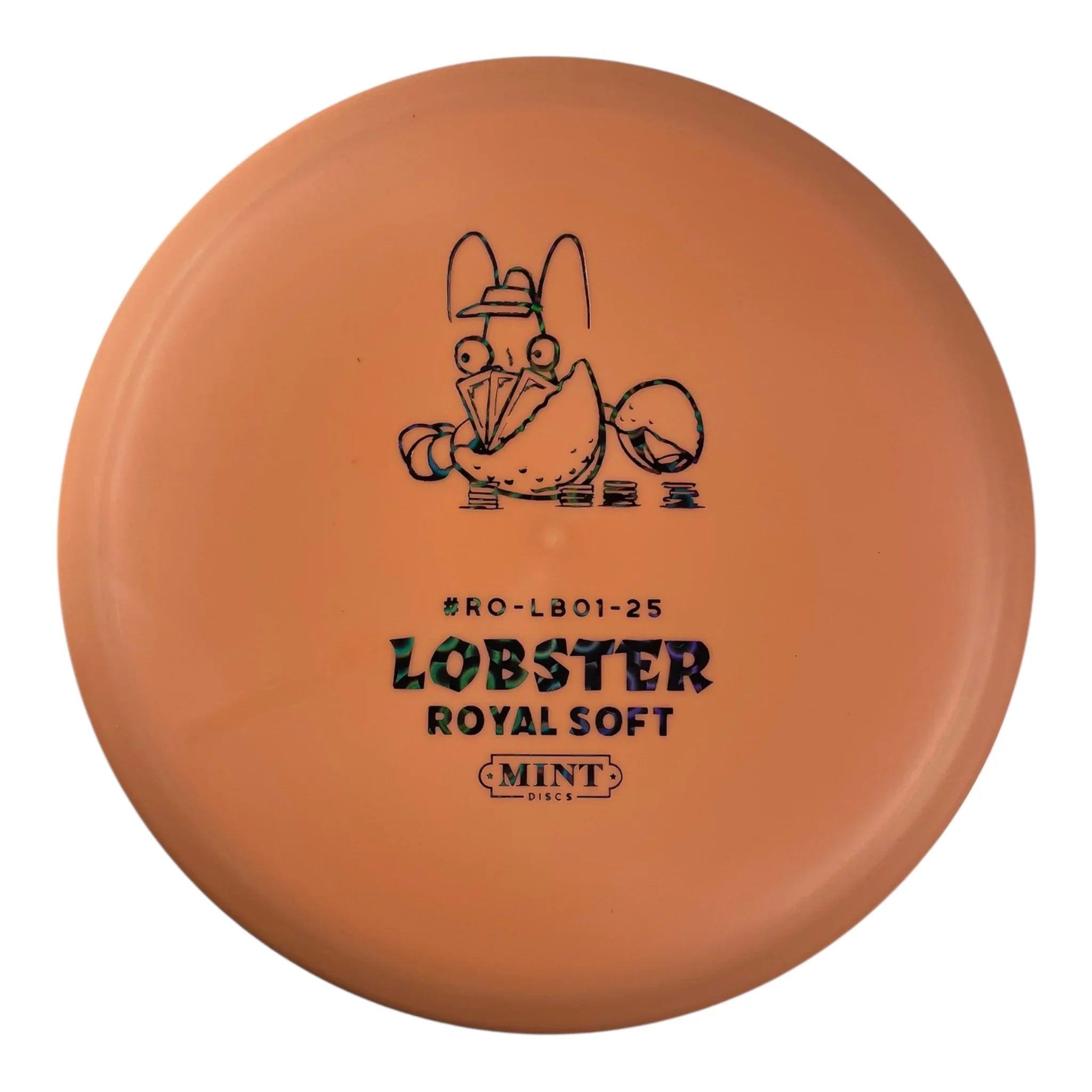 Mint Discs Lobster | Royal Soft | Orange/Black Holo 176g (First Run) Disc Golf
