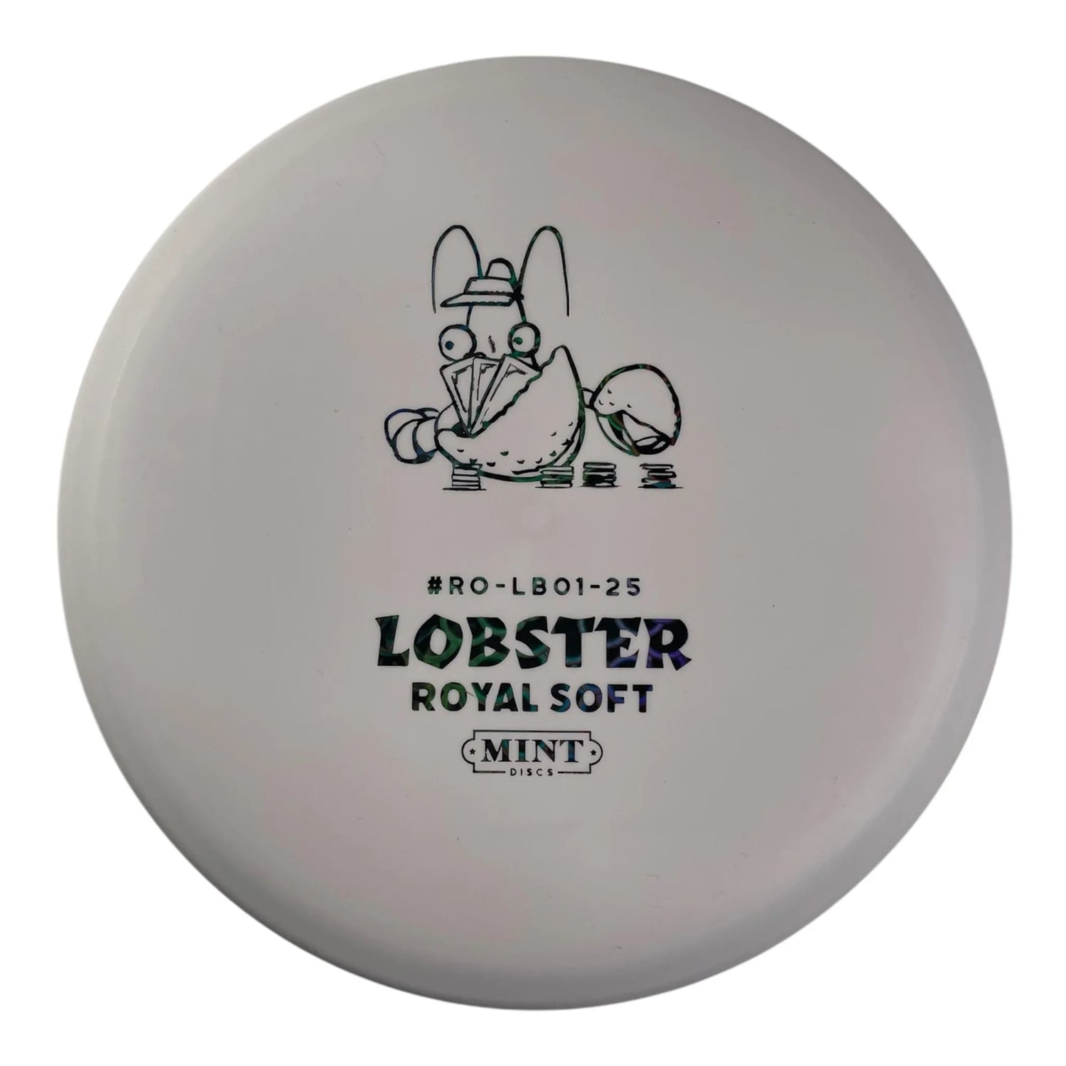 Mint Discs Lobster | Royal Soft | White/Black Holo 177g (First Run) Disc Golf