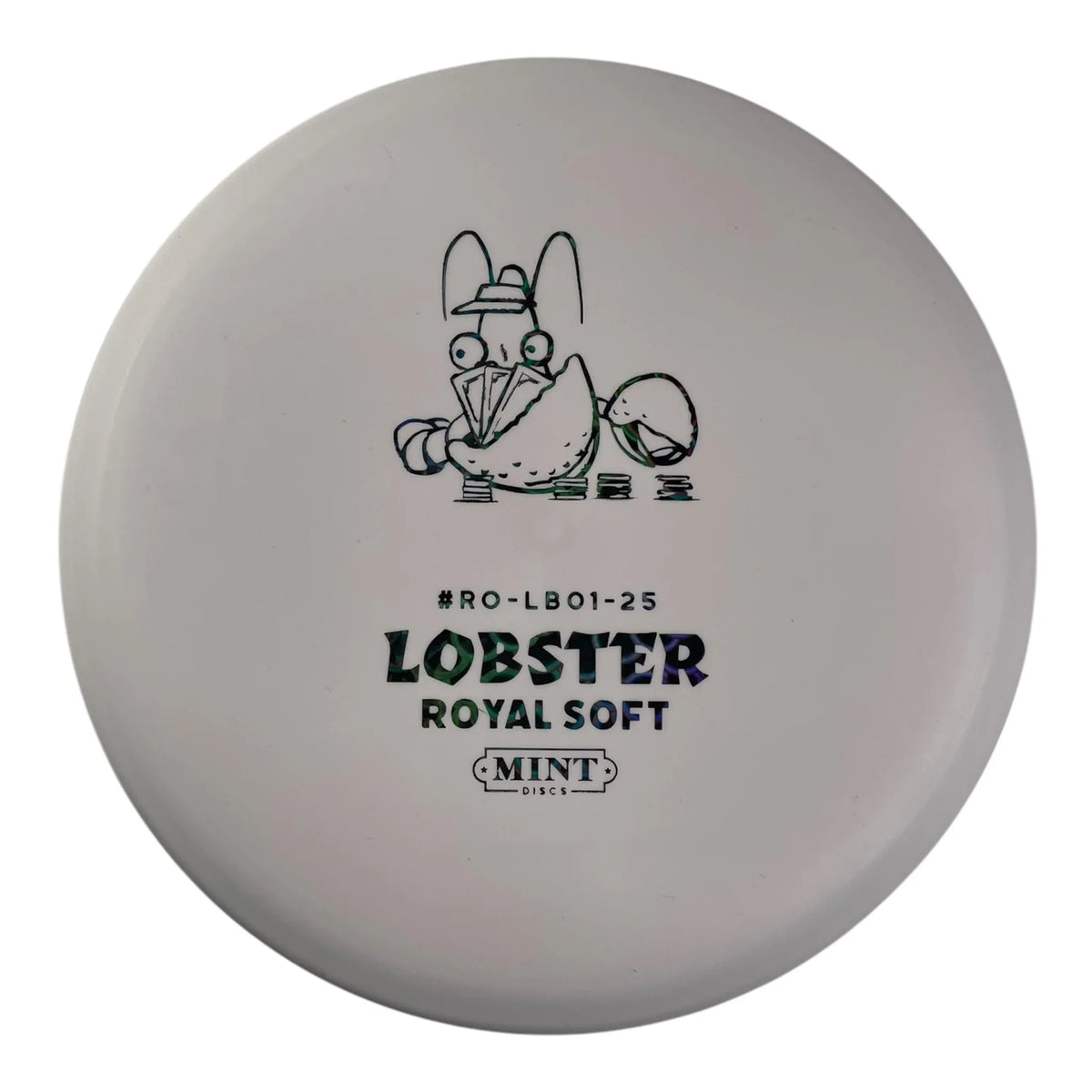 Mint Discs Lobster | Royal Soft | White/Black Holo 177g (First Run) Disc Golf