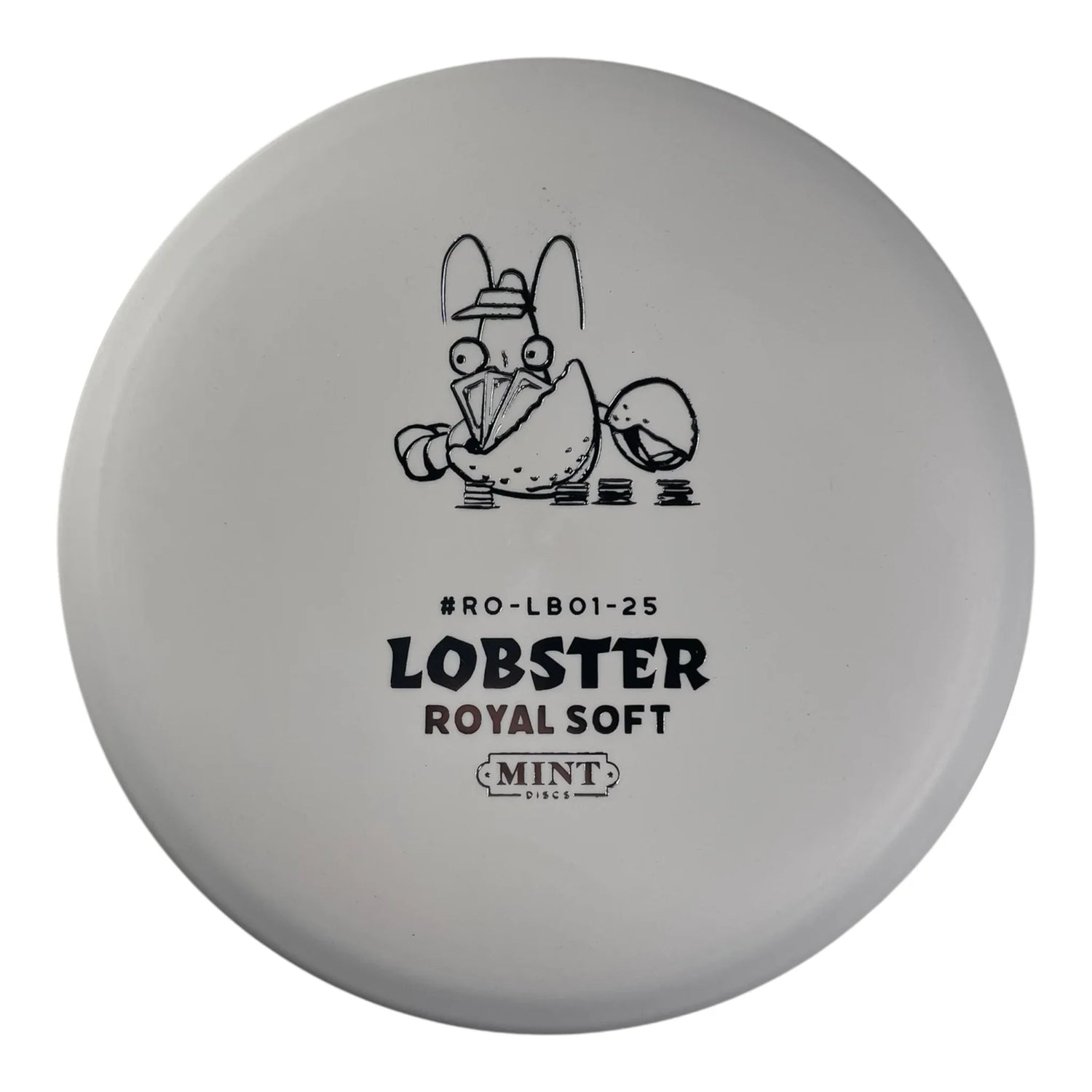 Mint Discs Lobster | Royal Soft | White/Silver 177g (First Run) Disc Golf
