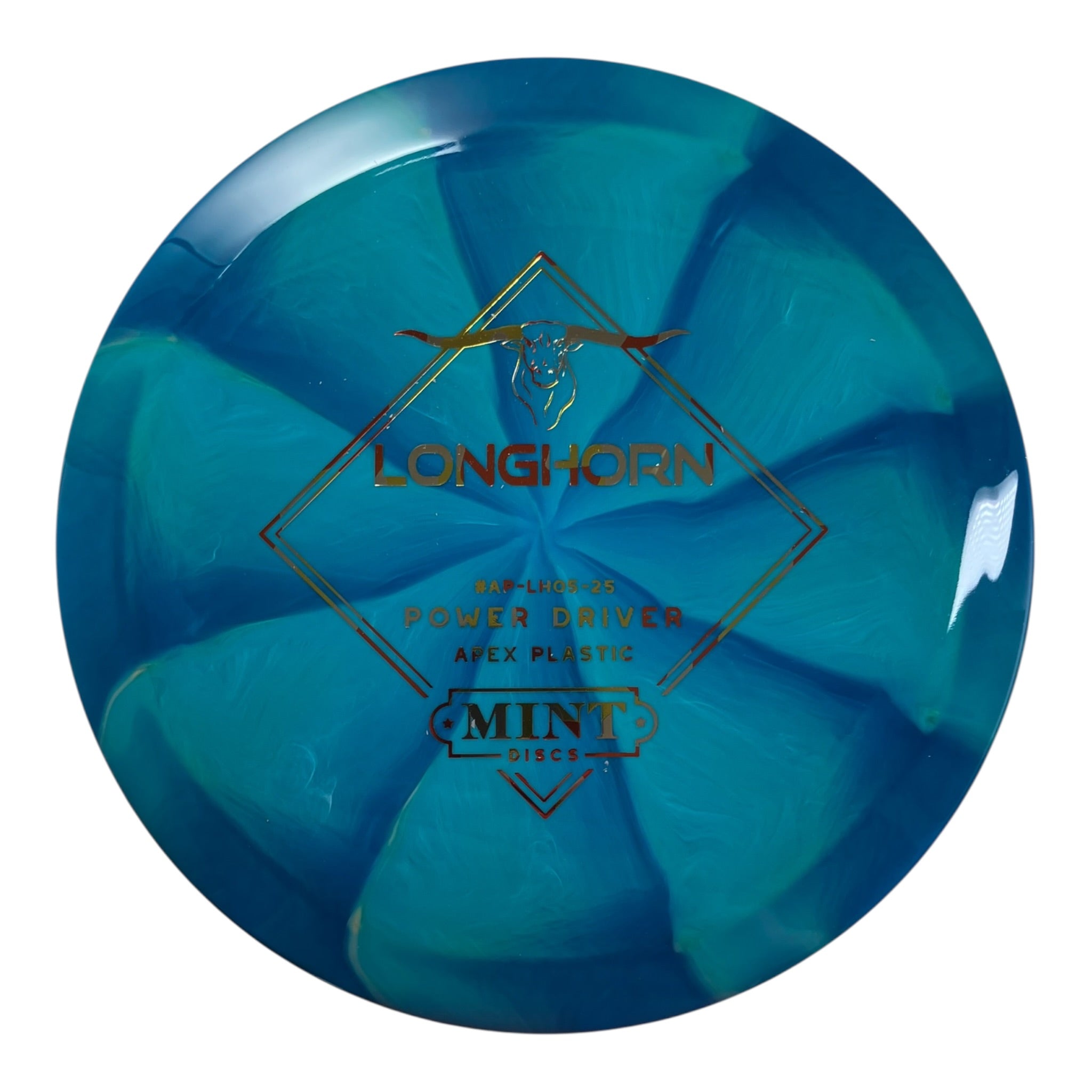 Mint Discs Longhorn | Apex Swirl | Blue/Orange/Yellow 174g Disc Golf