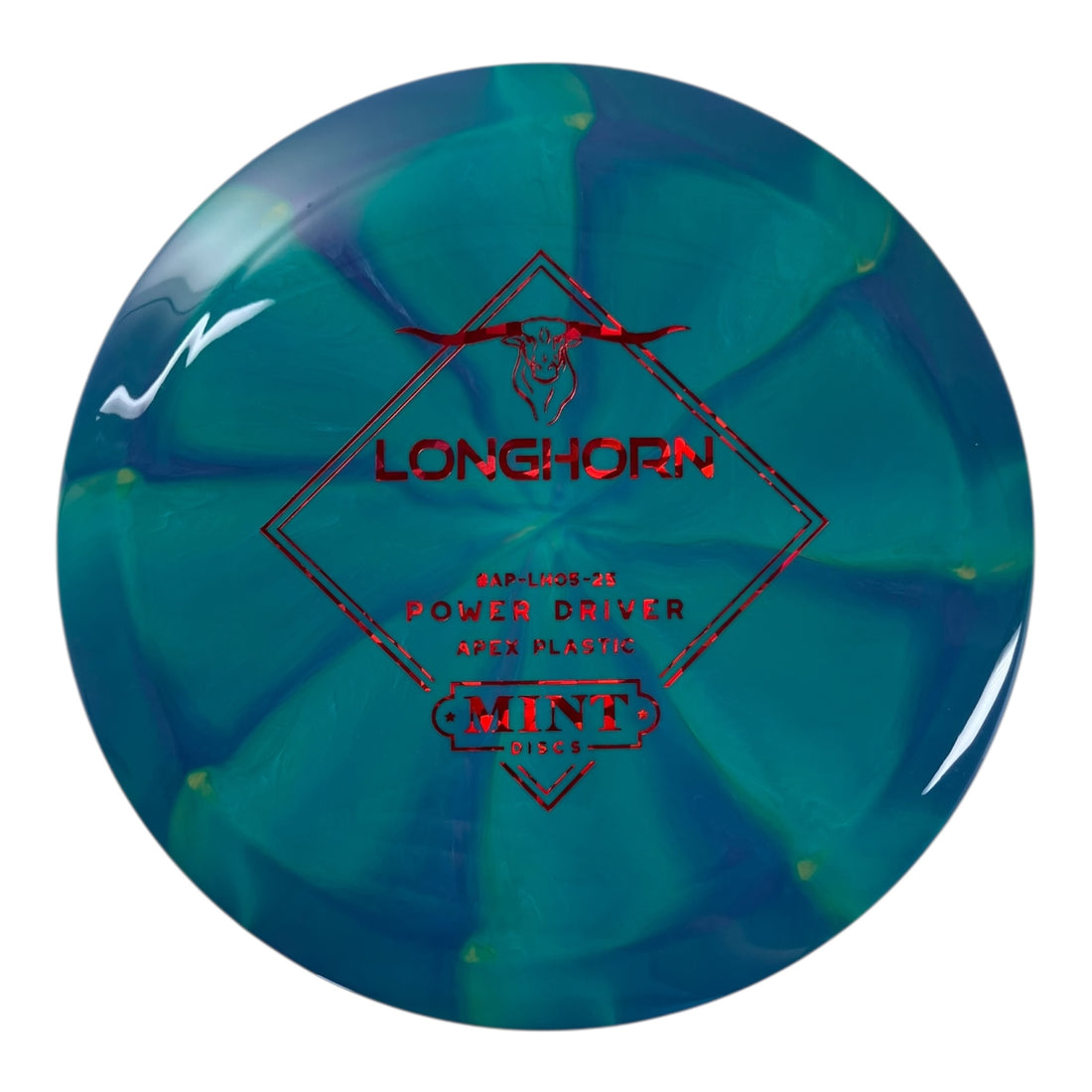 Mint Discs Longhorn | Apex Swirl | Blue/Red 169g Disc Golf