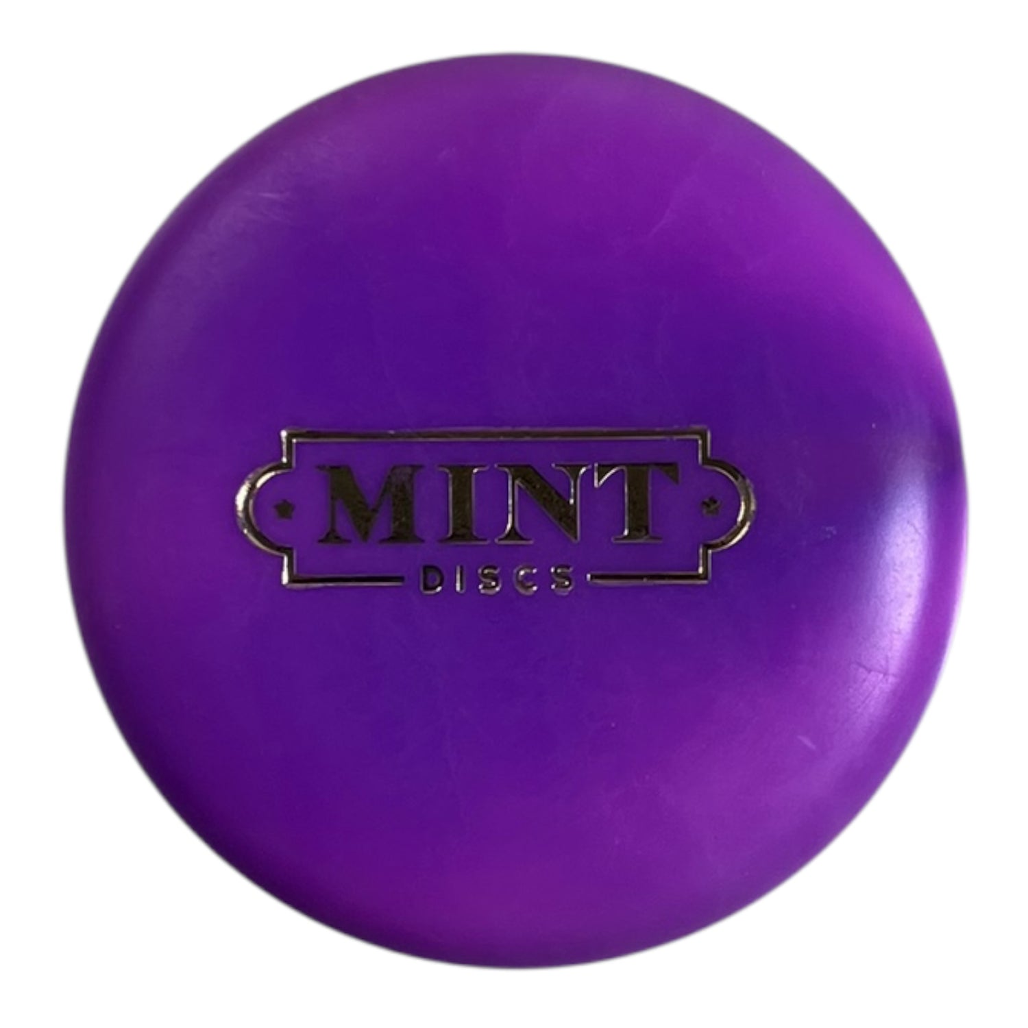 Mint Discs Mint Disc Can Topper Mini Marker | Purple/Gold (Bar Stamp) Disc Golf