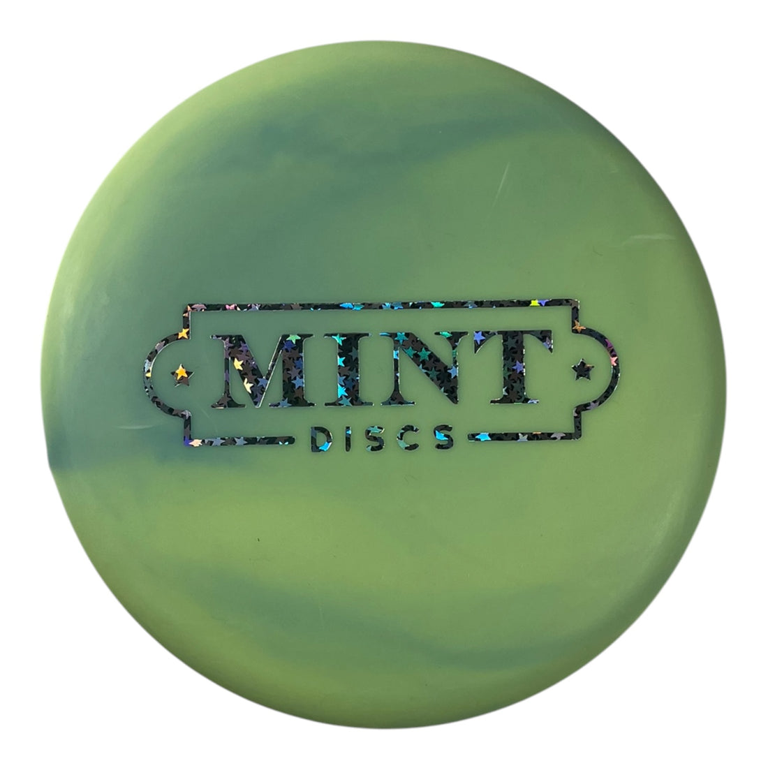 Mint Discs Mint Disc Mini Marker | Green/Stars (Bar stamp) Disc Golf