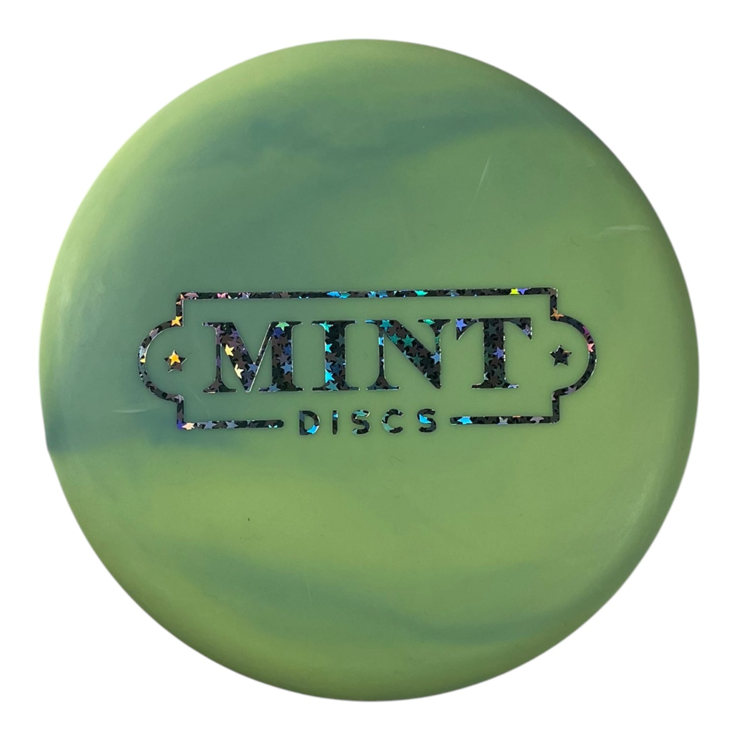 Mint Discs Mint Disc Mini Marker | Green/Stars (Bar stamp) Disc Golf