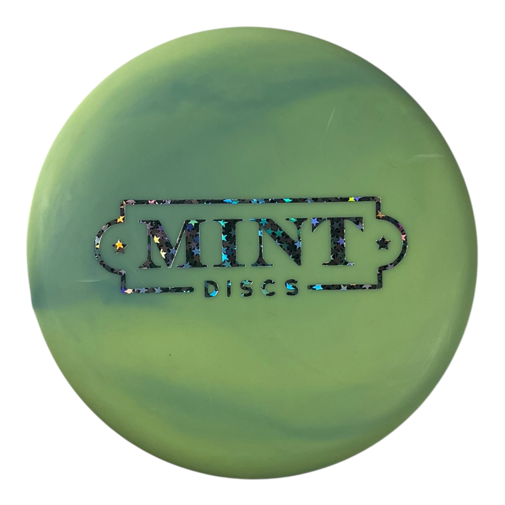 Mint Discs Mint Disc Mini Marker | Green/Stars (Bar stamp) Disc Golf
