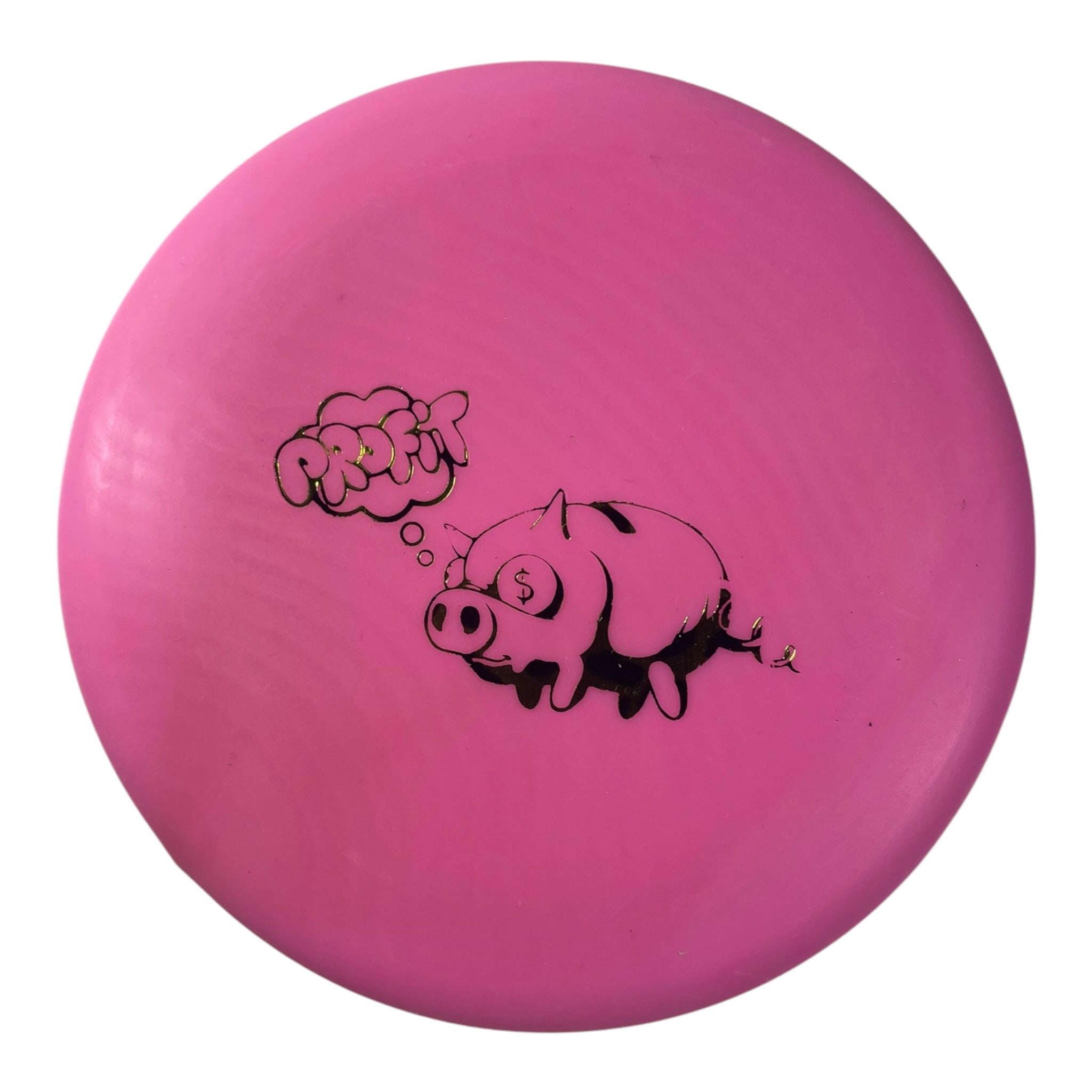 Mint Discs Mint Disc Mini Marker | Pink/Green (Profit Pig) Disc Golf