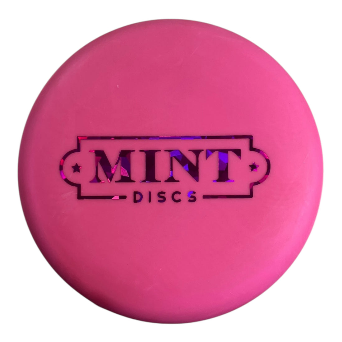 Mint Discs Mint Disc Mini Marker | Pink/Pink (Bar stamp) Disc Golf