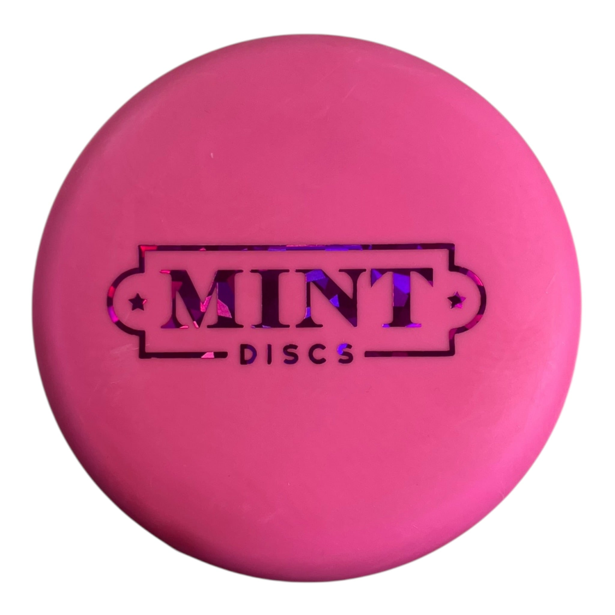 Mint Discs Mint Disc Mini Marker | Pink/Pink (Bar stamp) Disc Golf