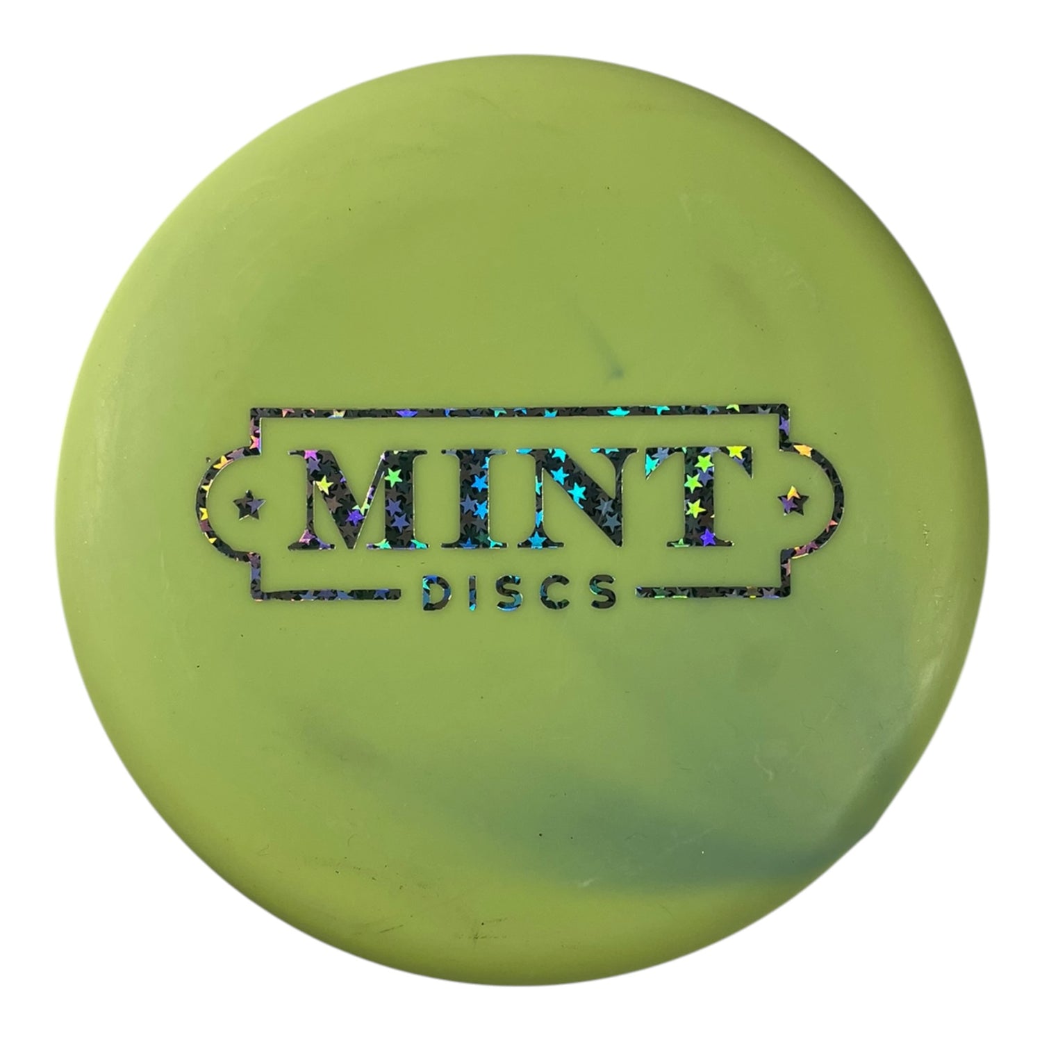 Mint Discs Mint Disc Mini Marker | Yellow/Stars (Bar stamp) Disc Golf