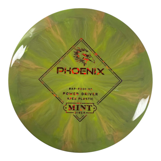 Mint Discs Phoenix | Swirly Apex | Green/Red 174g Disc Golf