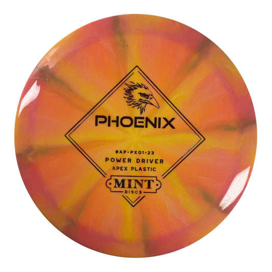 Mint Discs Phoenix | Swirly Apex | Orange/Dots 175g Disc Golf