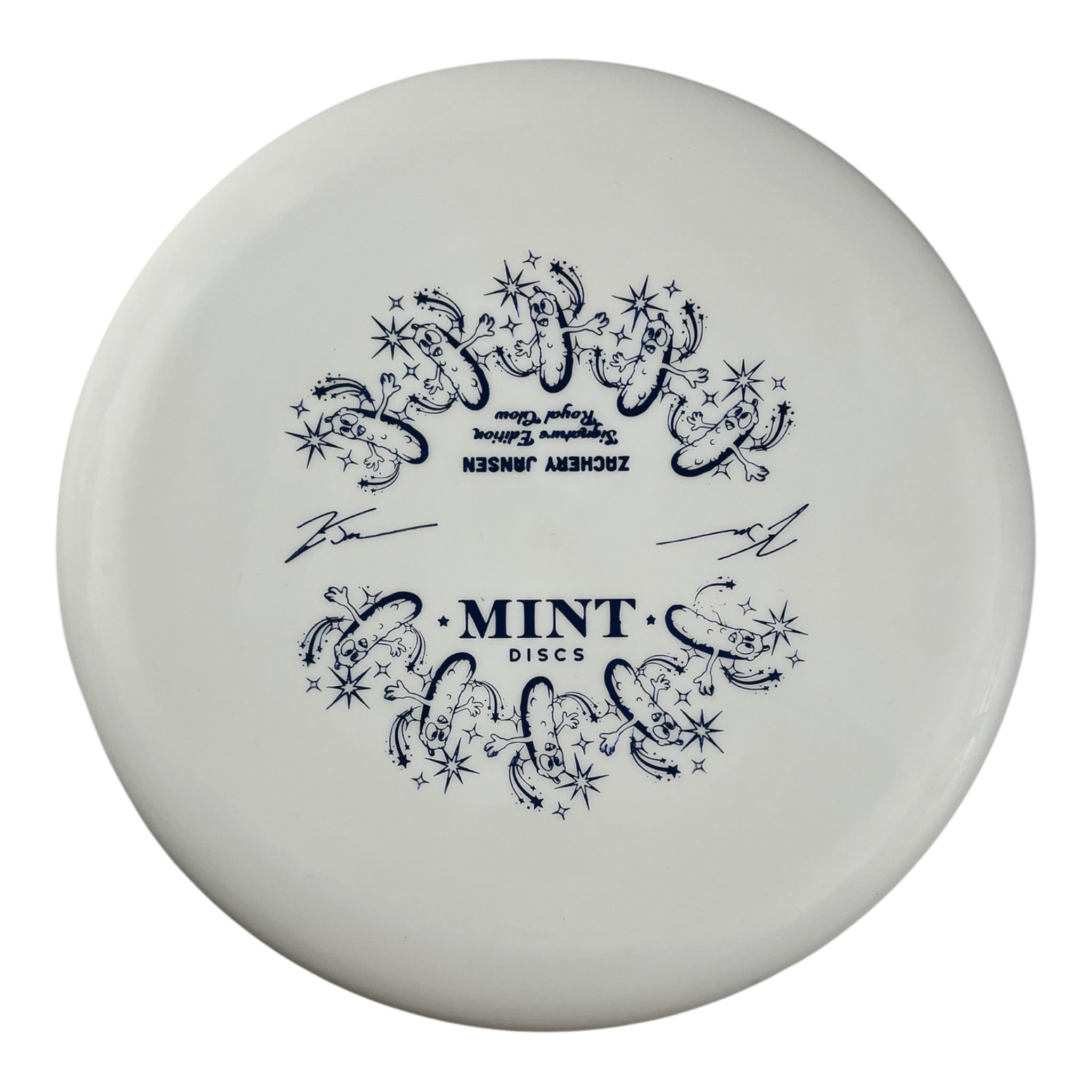 Mint Discs Pickle | Royal Nocturnal Glow Medium | White/Blue 174g (Zachary Jansen) Disc Golf